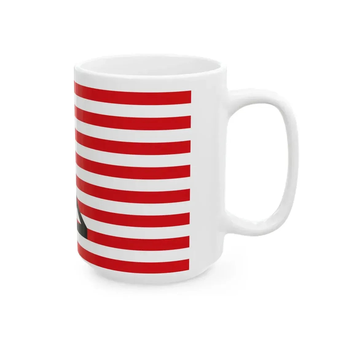 Flagge der Stadt Halberstadt (Germany) White Coffee Mug - Go Mug Yourself