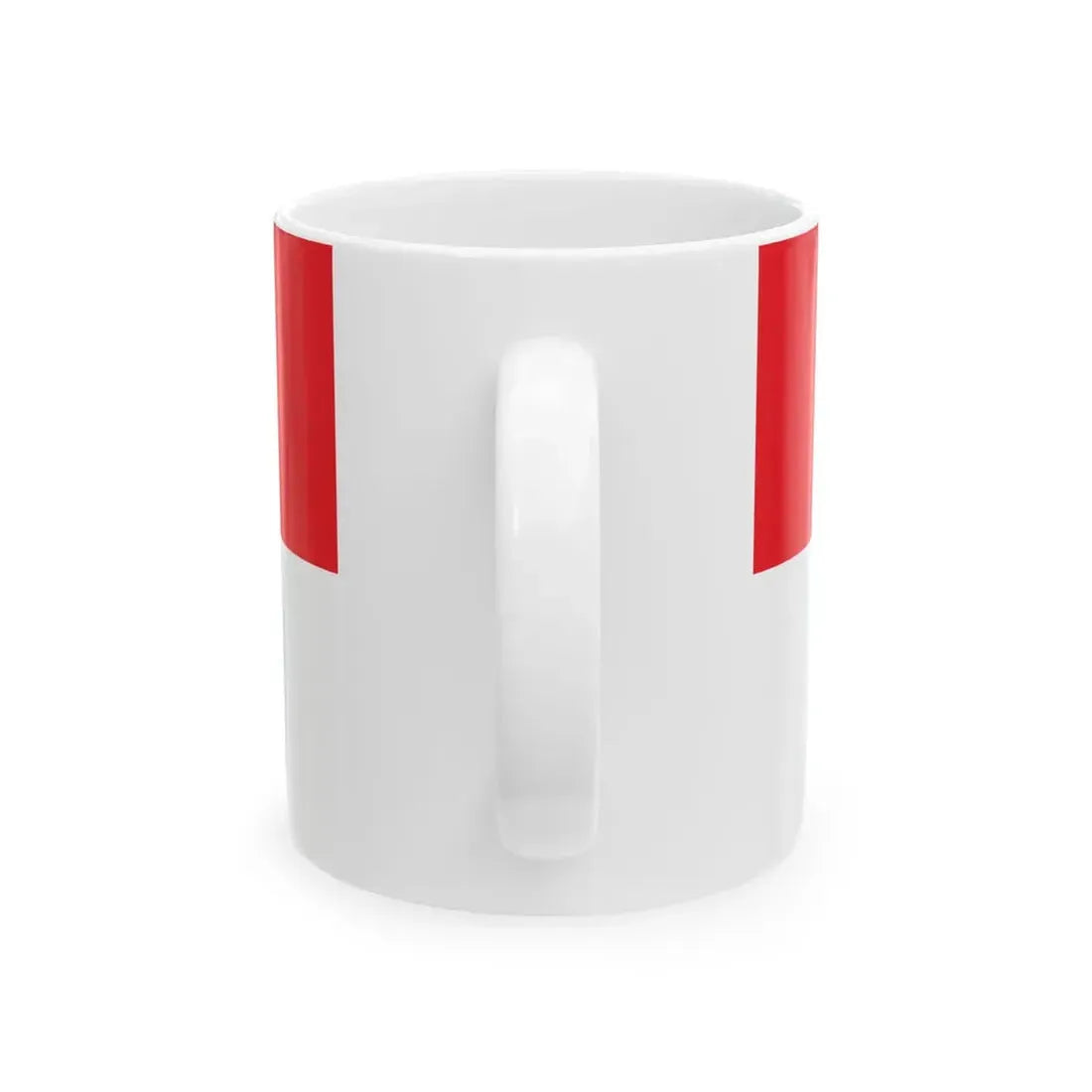 Flagge der Stadt Schwedt (Germany) White Coffee Mug - Go Mug Yourself