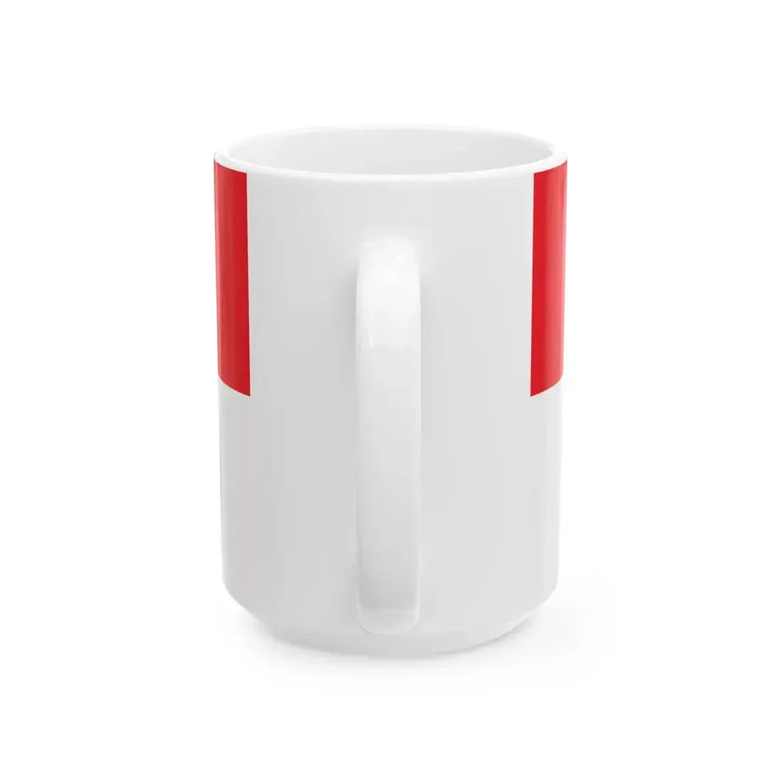 Flagge der Stadt Schwedt (Germany) White Coffee Mug - Go Mug Yourself