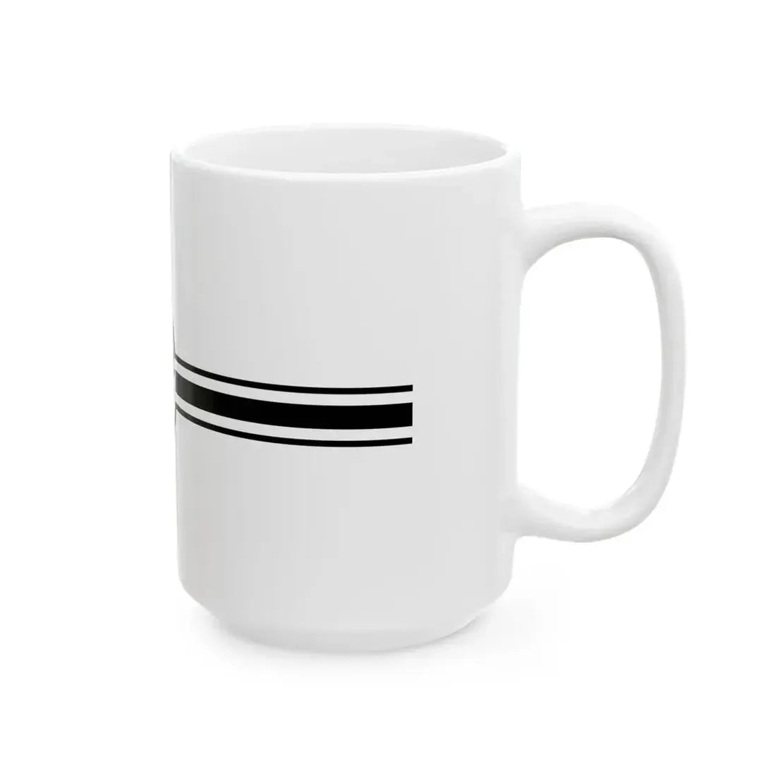 Flagge der Zollfahrzeuge -1892 (Germany) White Coffee Mug - Go Mug Yourself