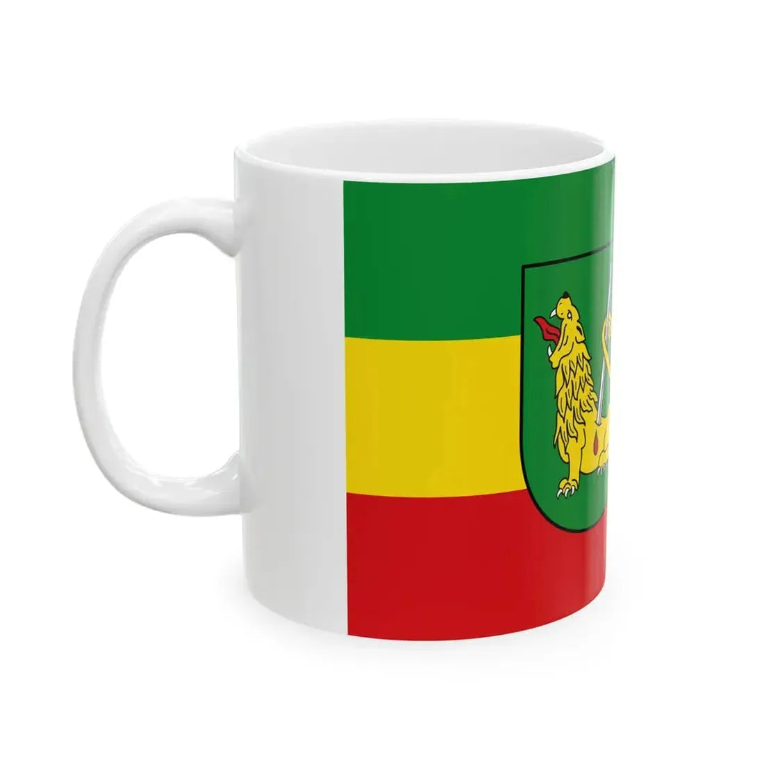 Flagge Derental (Germany) White Coffee Mug - Go Mug Yourself