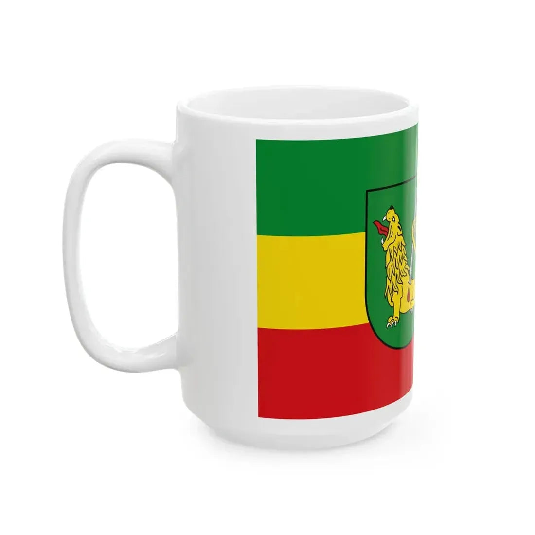 Flagge Derental (Germany) White Coffee Mug - Go Mug Yourself
