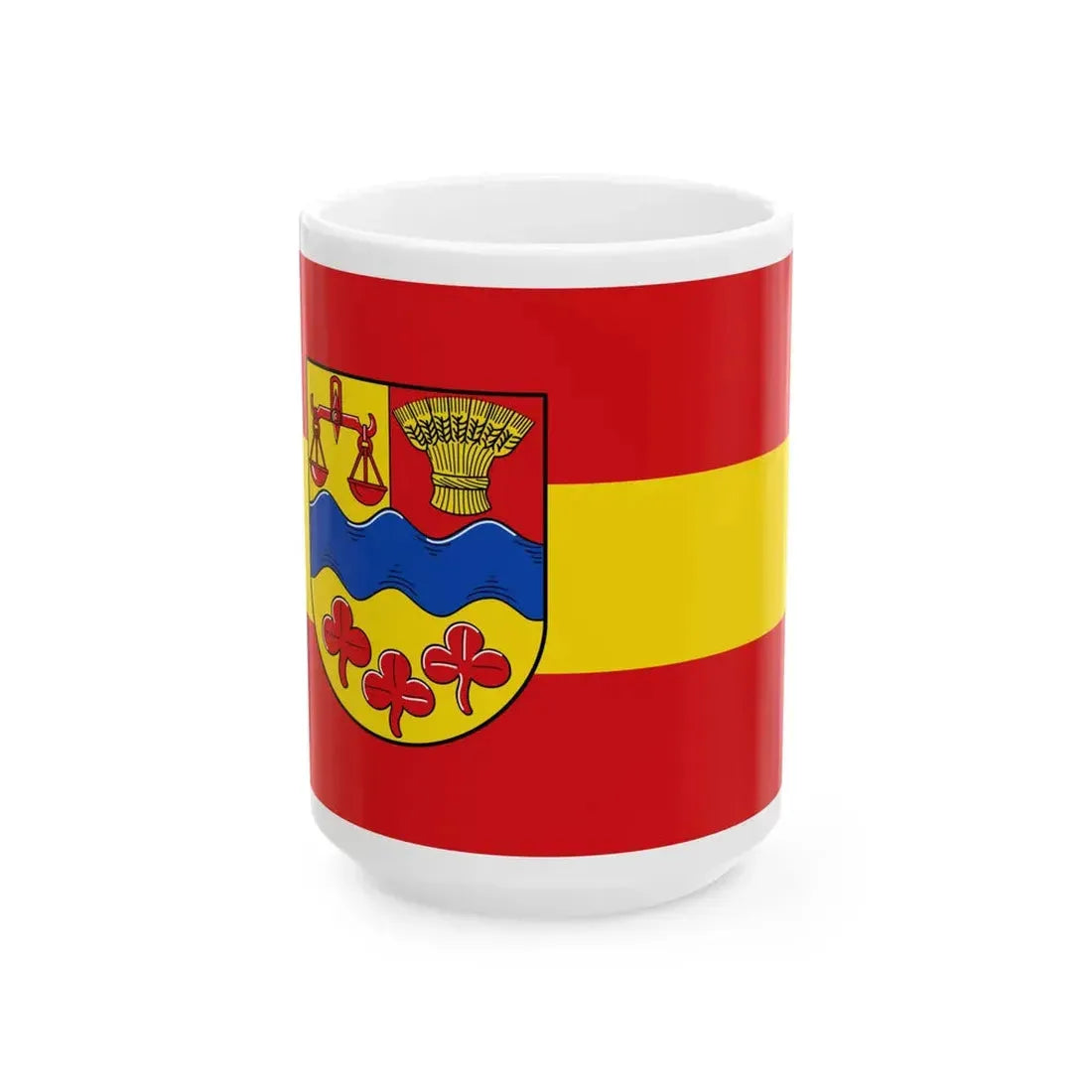 Flagge Dersum (Germany) White Coffee Mug 15oz - Go Mug Yourself