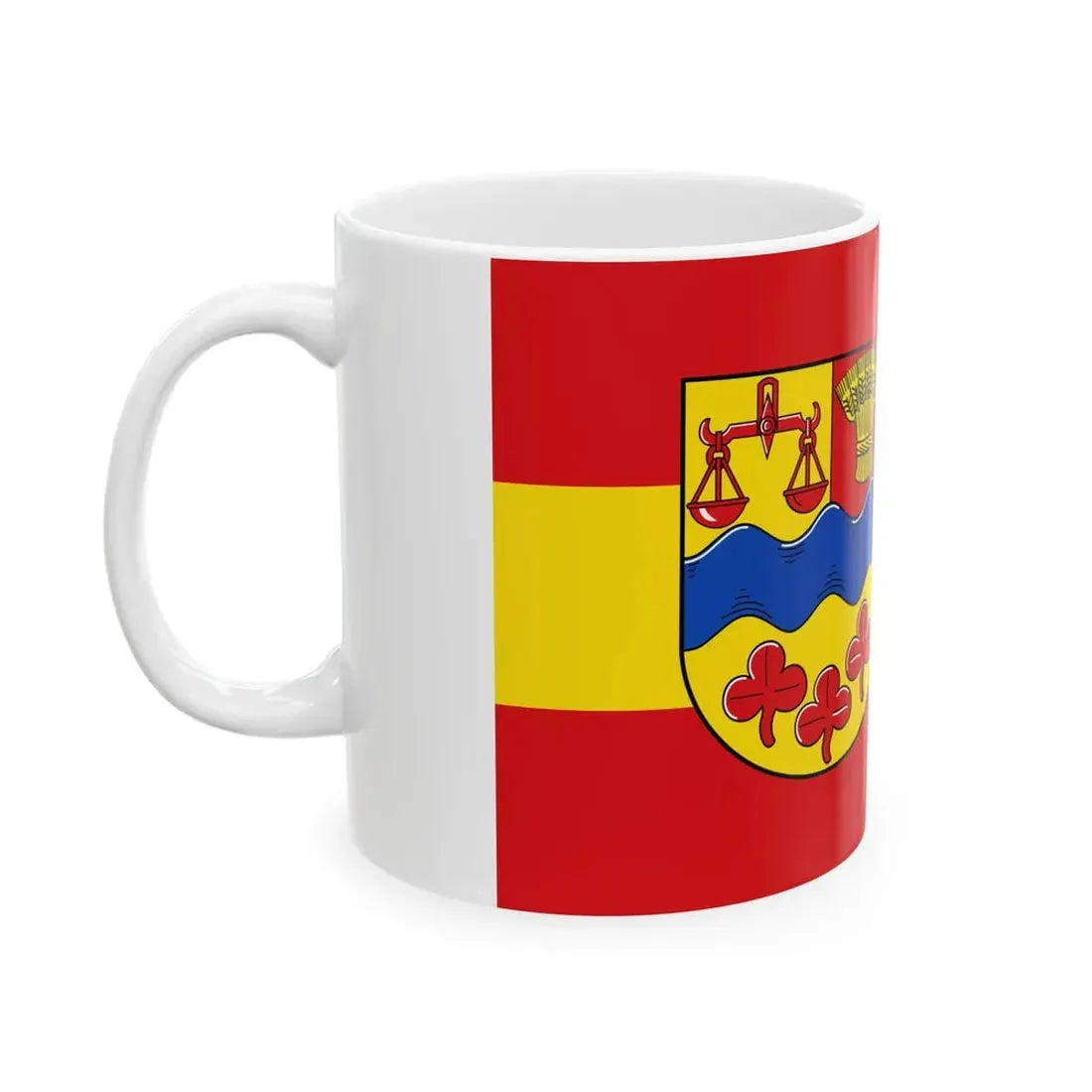 Flagge Dersum (Germany) White Coffee Mug - Go Mug Yourself