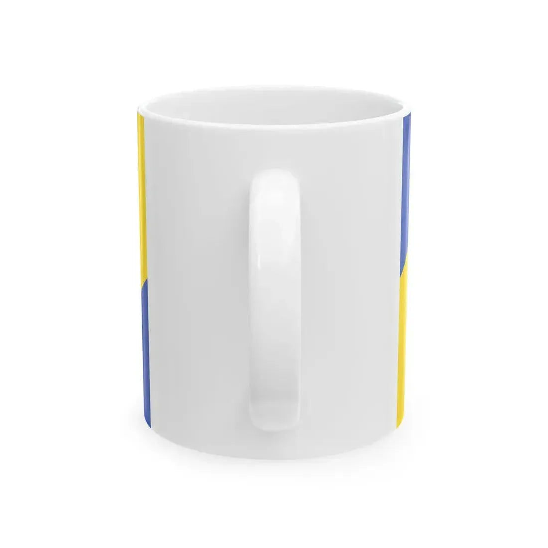 Flagge des Landkreises Parchim (Germany) White Coffee Mug - Go Mug Yourself
