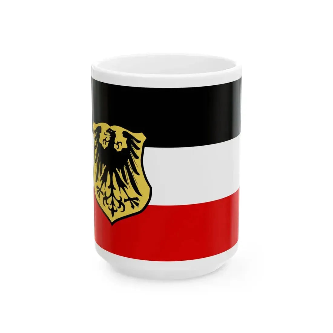 Flagge Deutscher Seglerverband Hamburg (Germany) White Coffee Mug 15oz - Go Mug Yourself