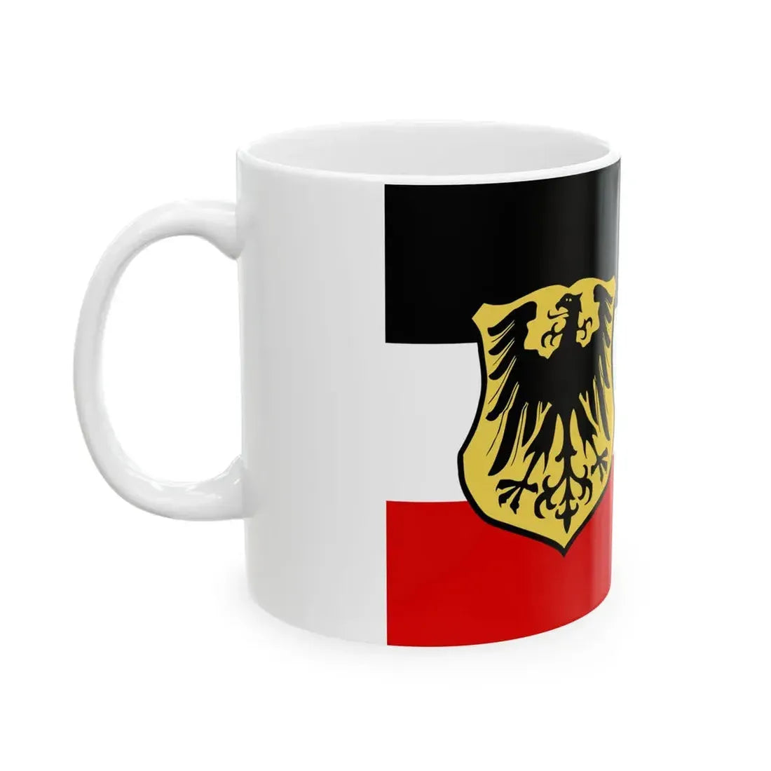 Flagge Deutscher Seglerverband Hamburg (Germany) White Coffee Mug - Go Mug Yourself