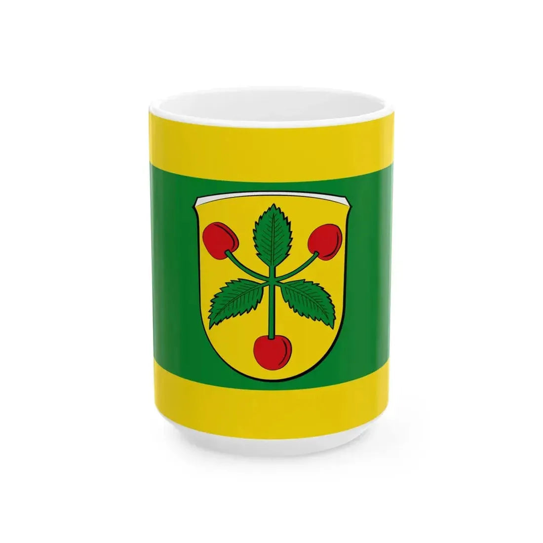 Flagge Dexbach (Germany) White Coffee Mug 15oz - Go Mug Yourself