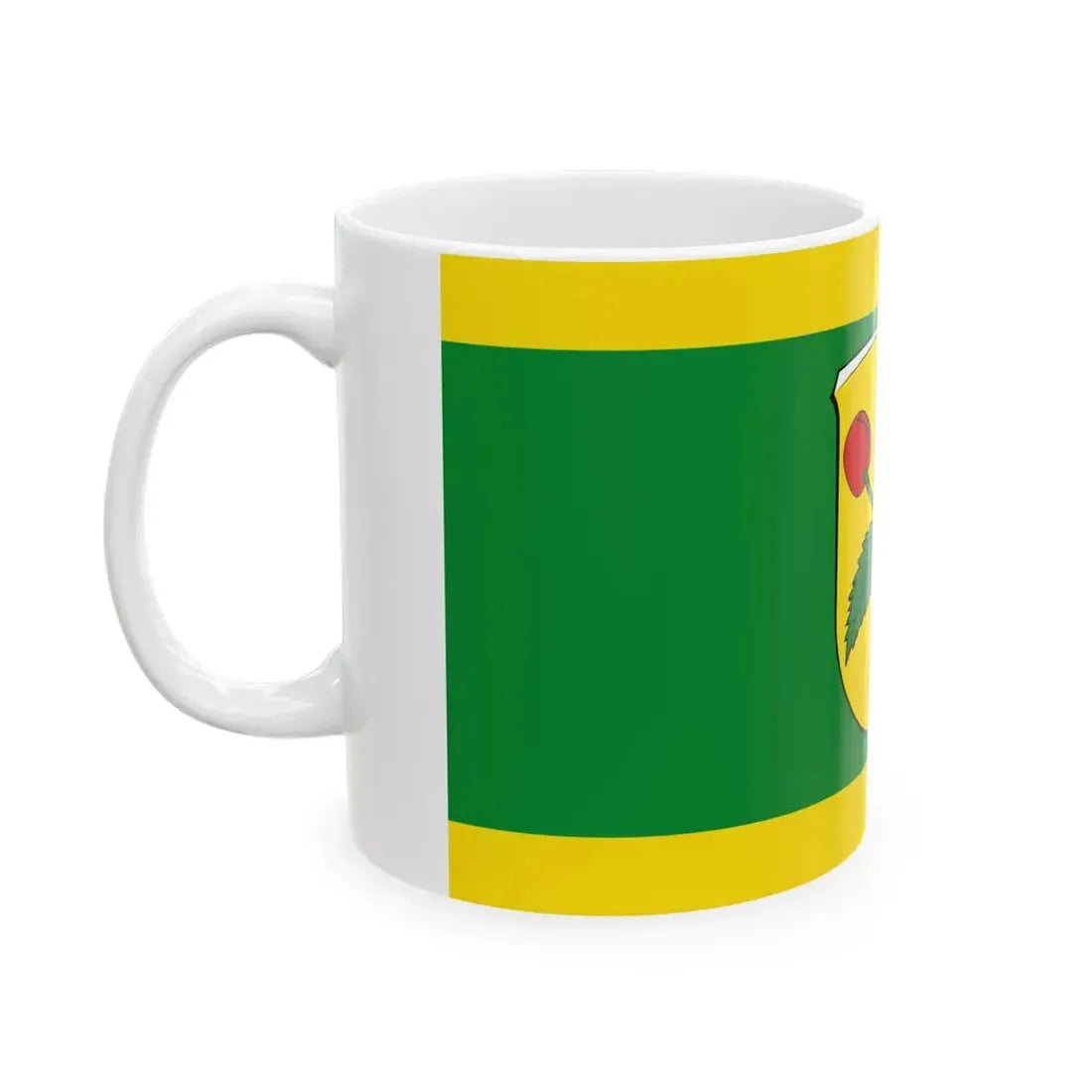 Flagge Dexbach (Germany) White Coffee Mug - Go Mug Yourself