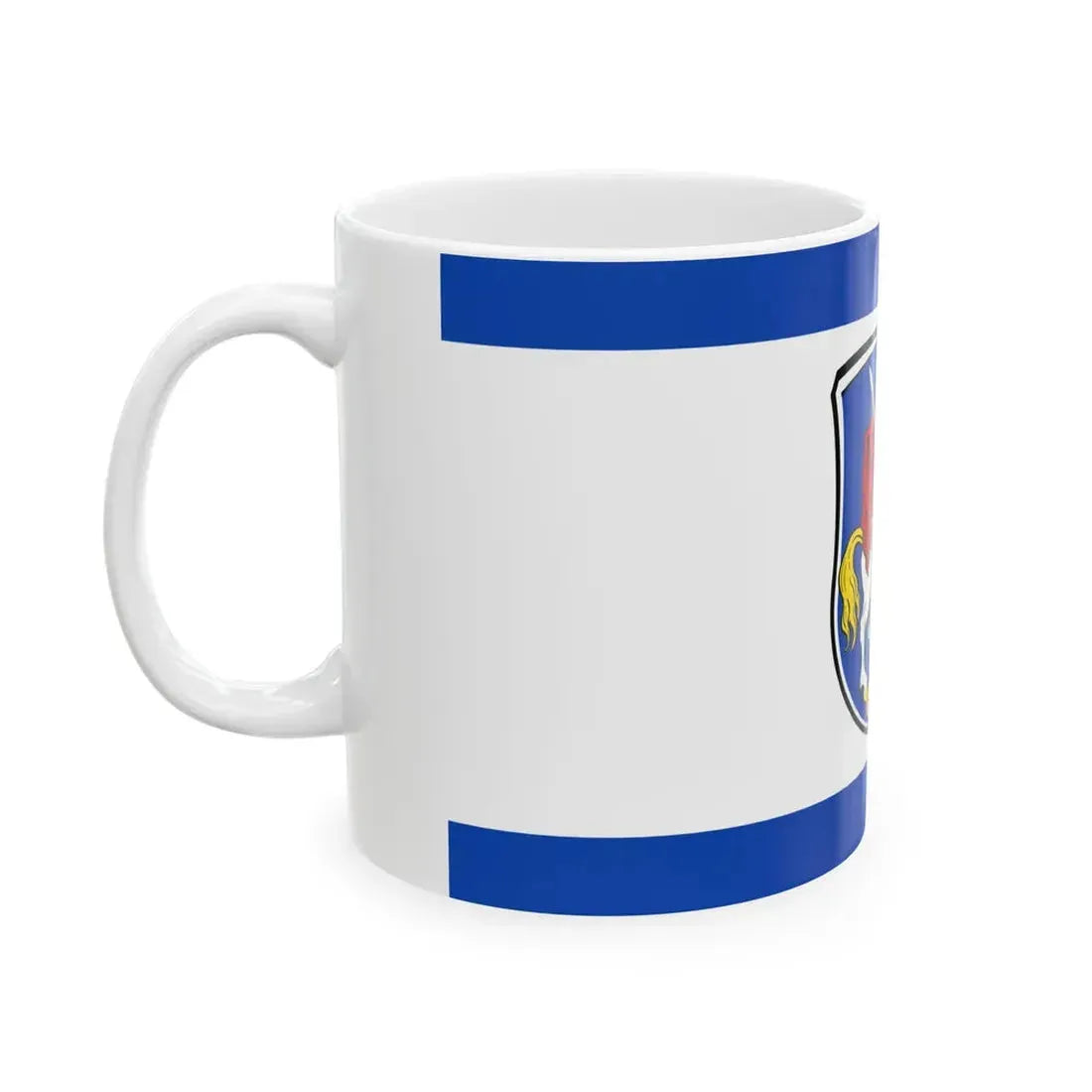 Flagge Dieburg (Germany) White Coffee Mug - Go Mug Yourself