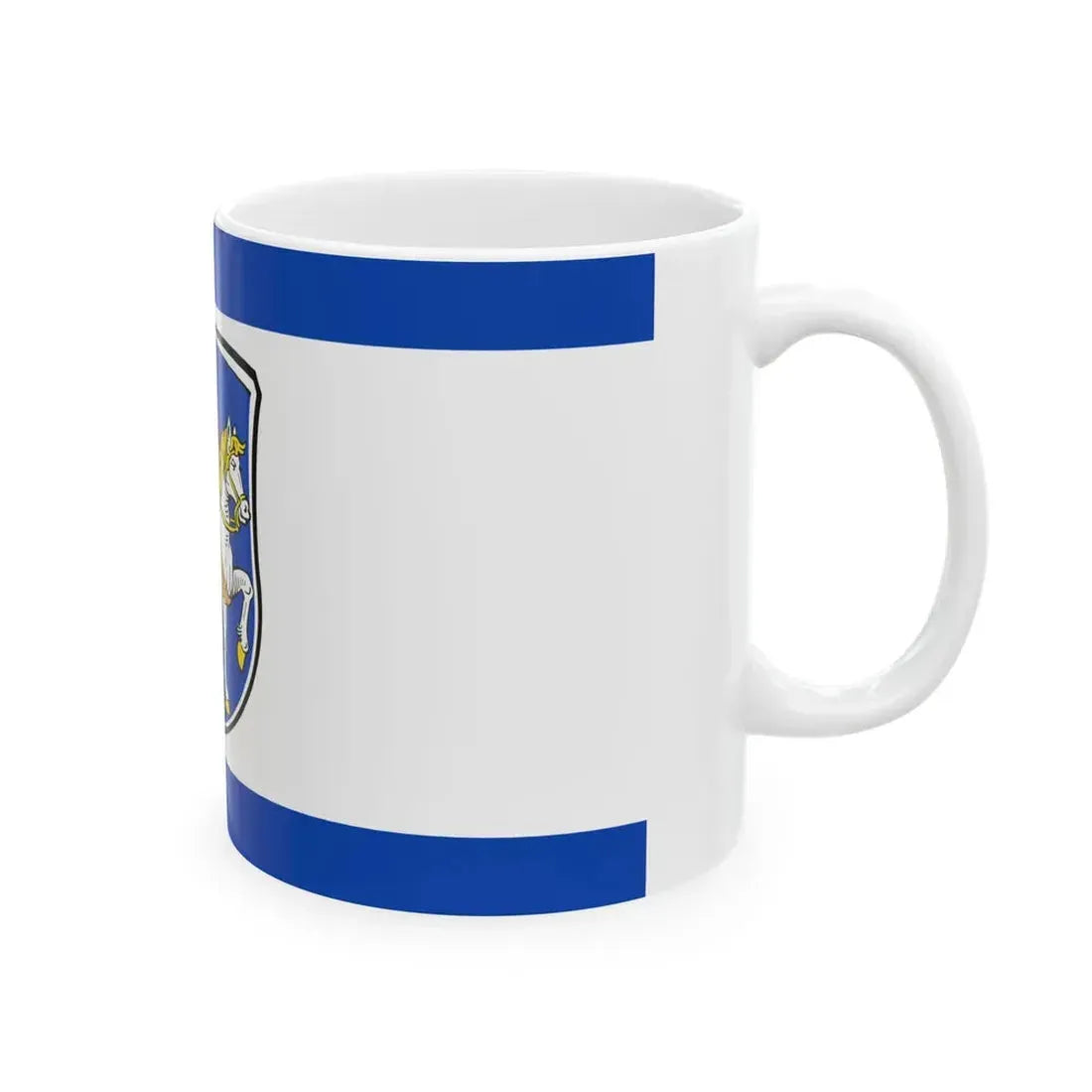 Flagge Dieburg (Germany) White Coffee Mug - Go Mug Yourself
