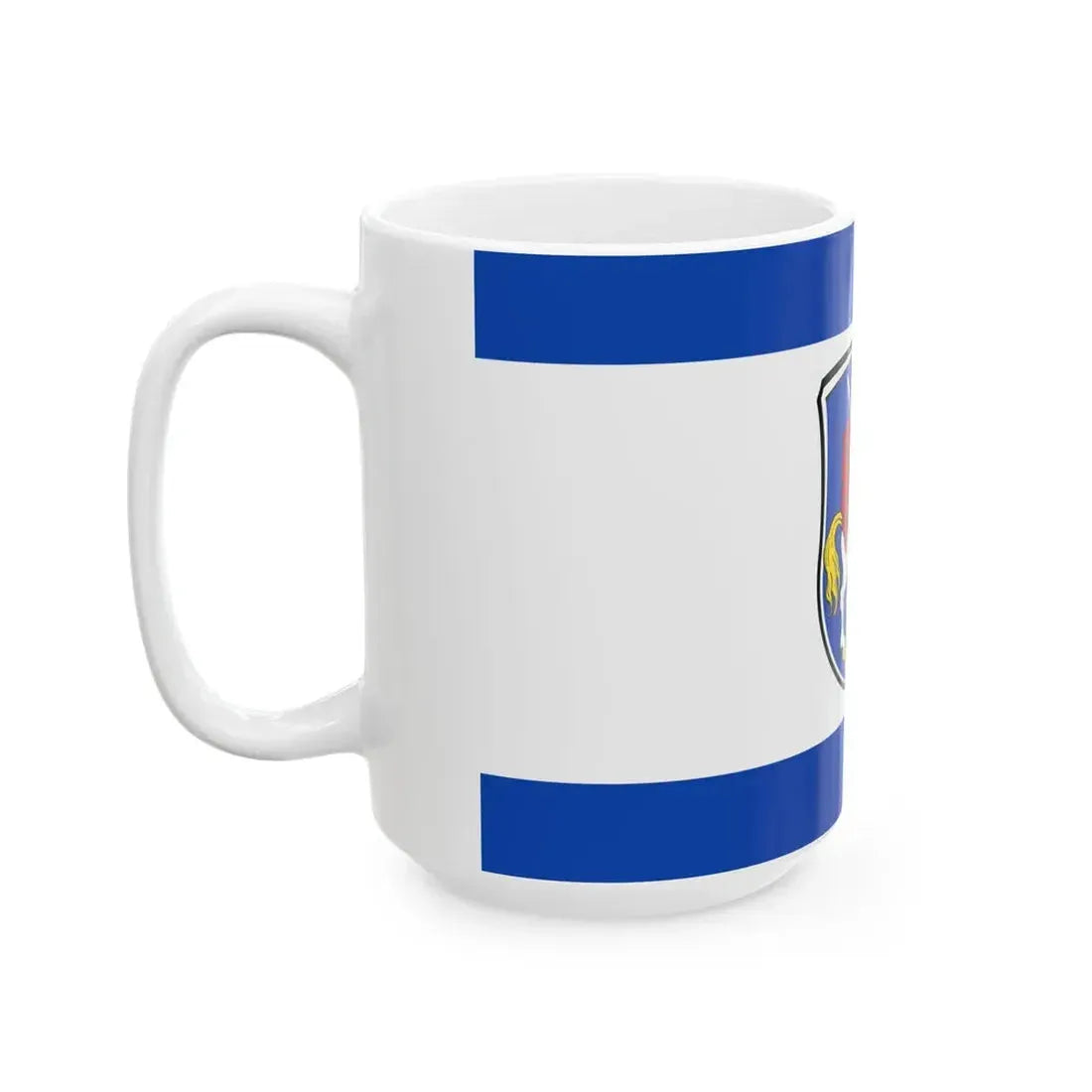 Flagge Dieburg (Germany) White Coffee Mug - Go Mug Yourself