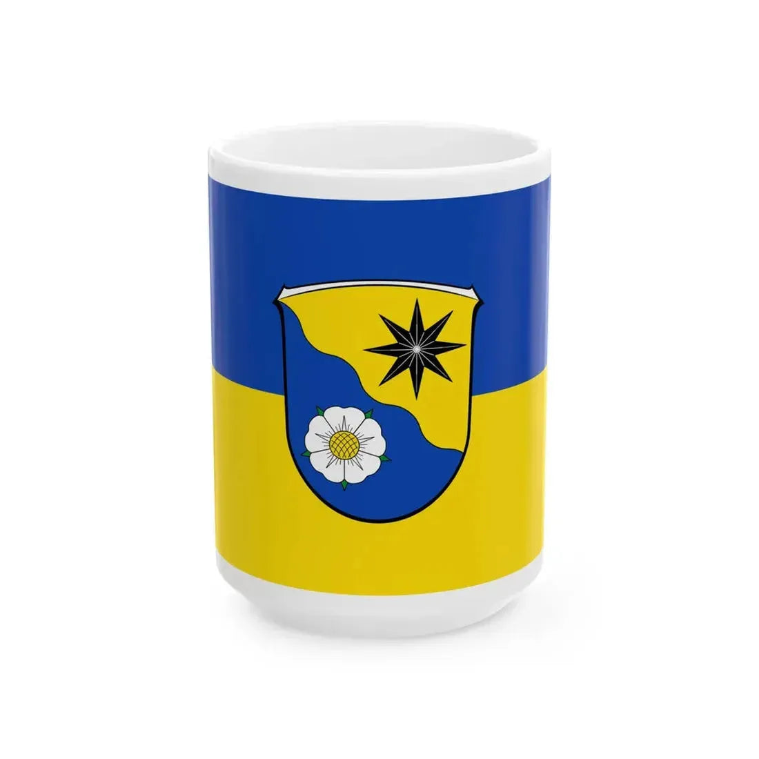 Flagge Diemelsee (Germany) White Coffee Mug 15oz - Go Mug Yourself