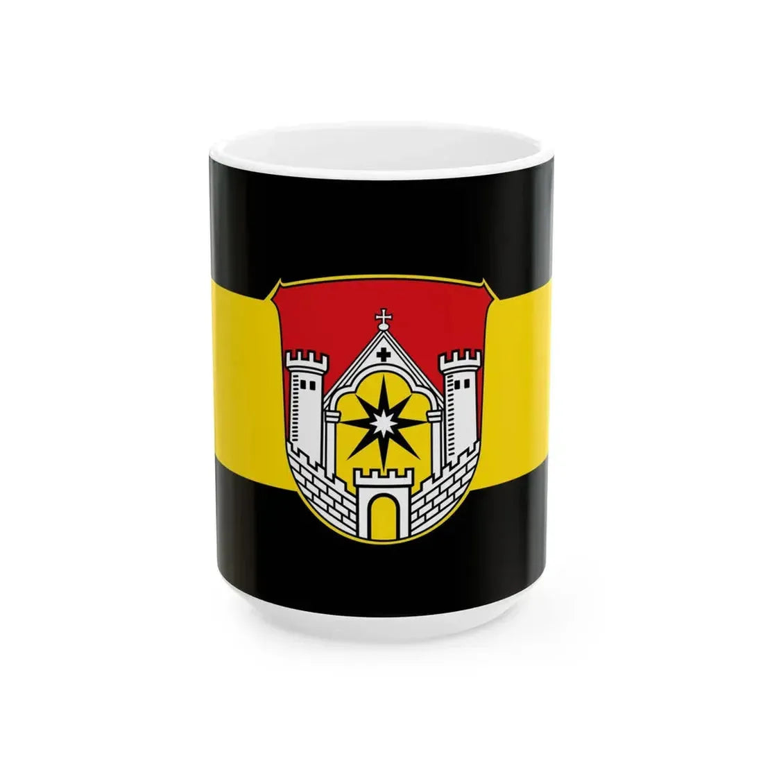 Flagge Diemelstadt (Germany) White Coffee Mug 15oz - Go Mug Yourself