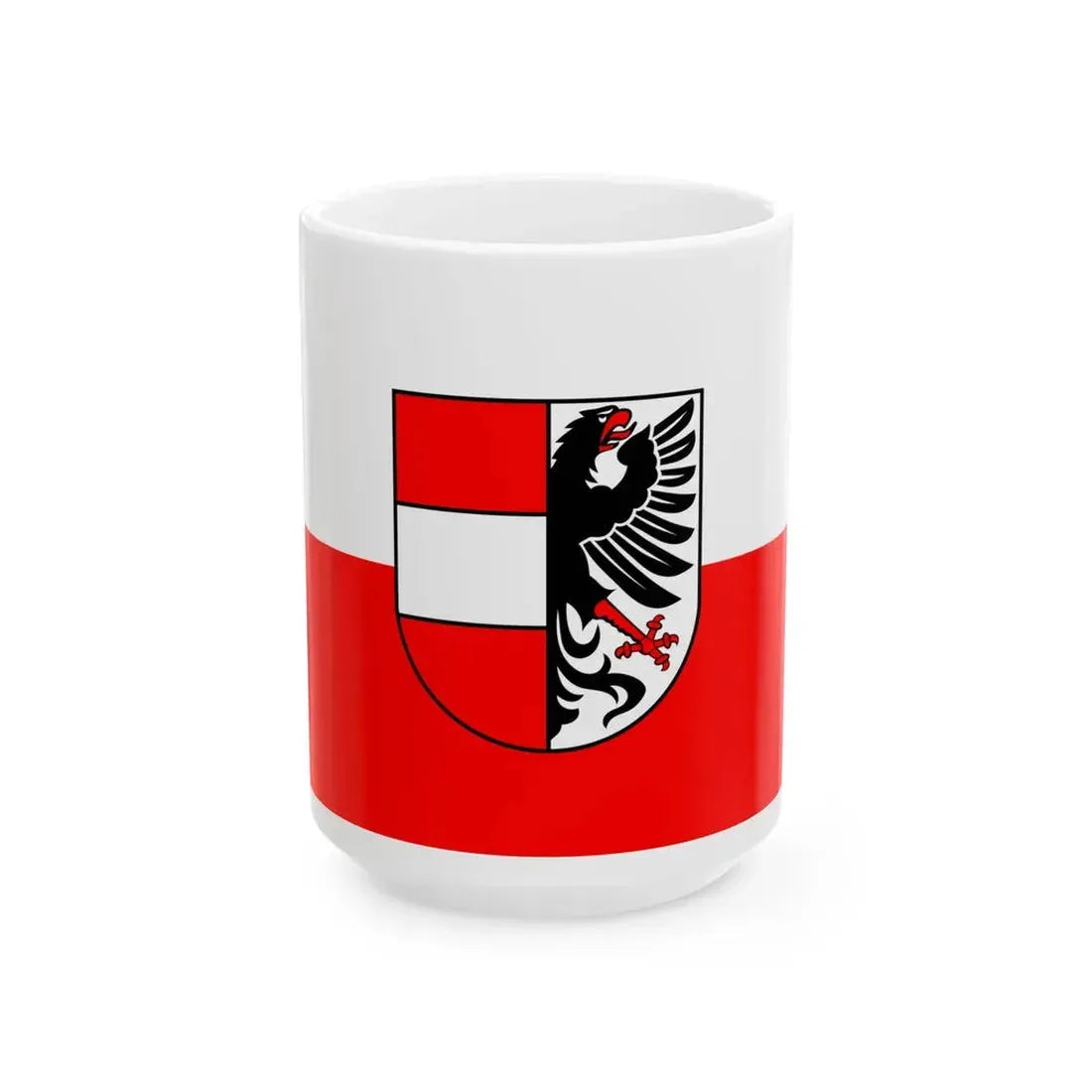 Flagge Dietenheim (Germany) White Coffee Mug 15oz - Go Mug Yourself