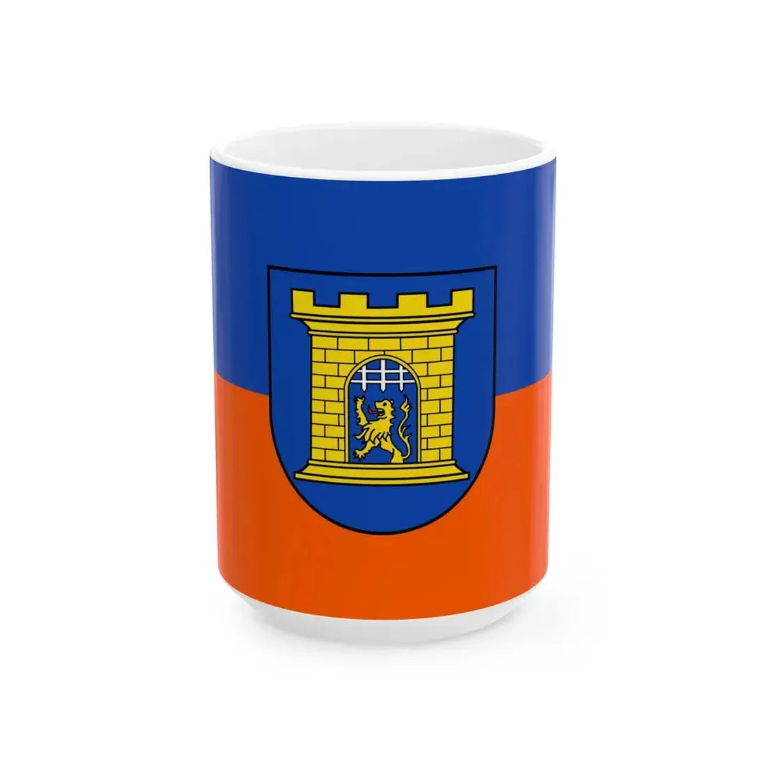 Flagge Dillenburg (Germany) White Coffee Mug 15oz - Go Mug Yourself