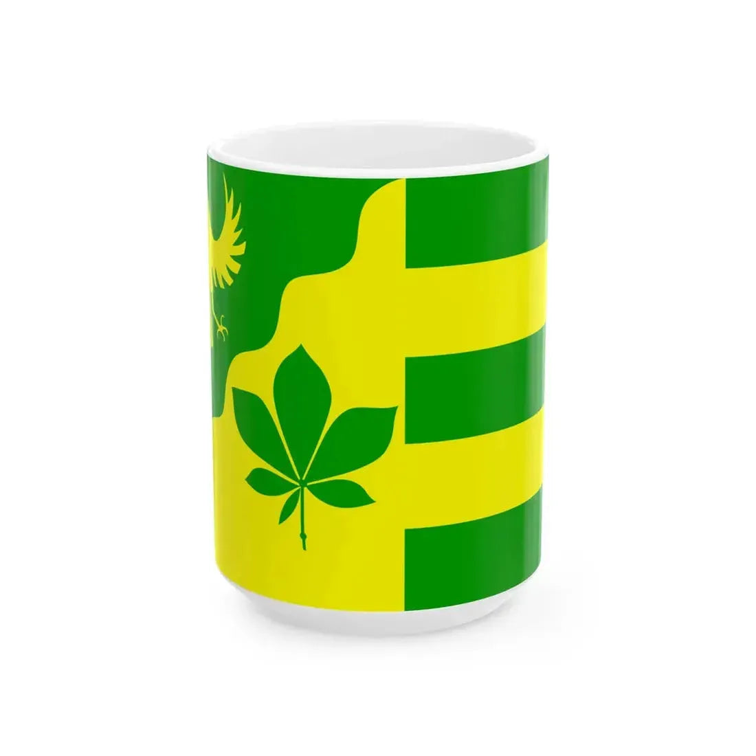 Flagge Dingen (Germany) White Coffee Mug 15oz - Go Mug Yourself