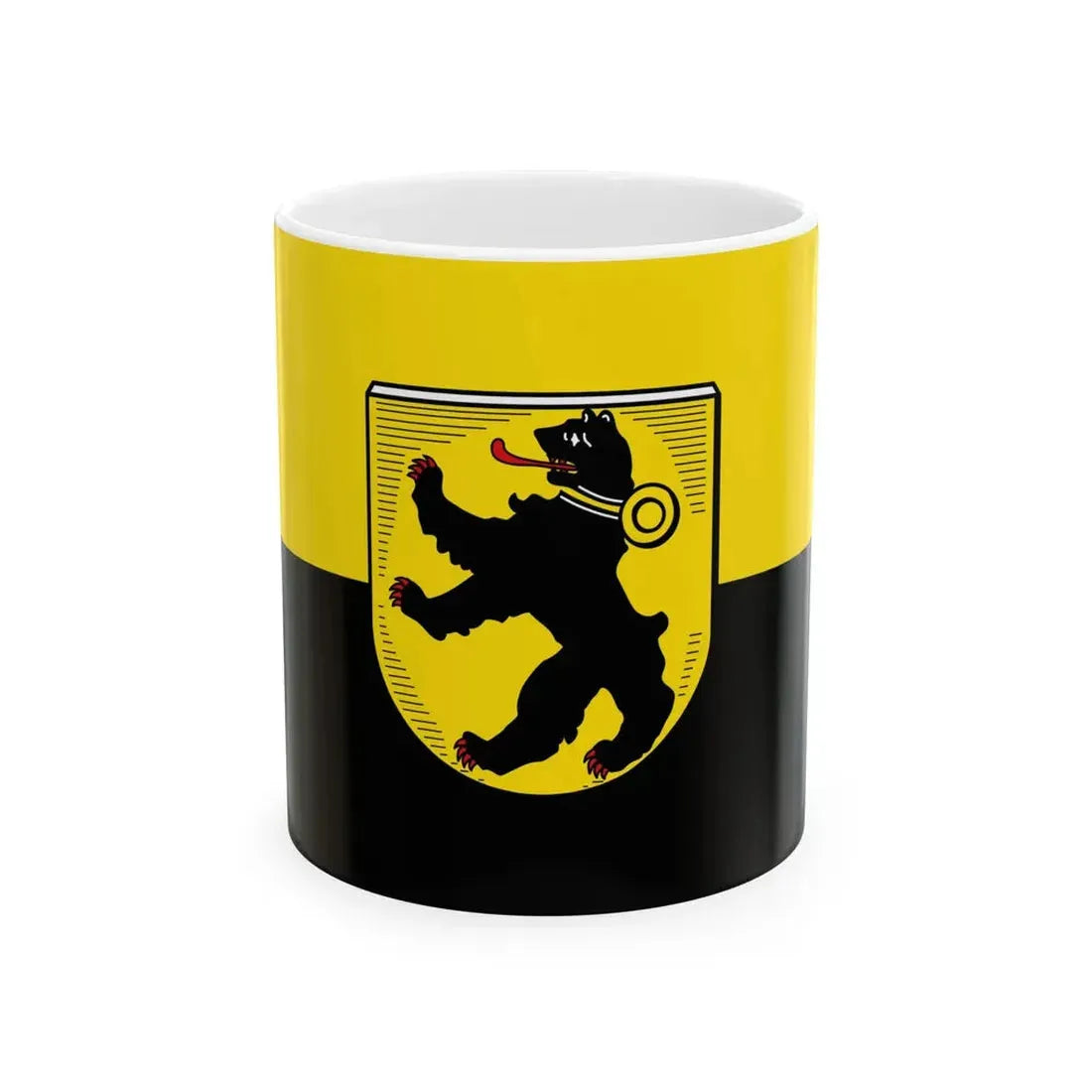 Flagge Dornum (Germany) White Coffee Mug 11oz - Go Mug Yourself