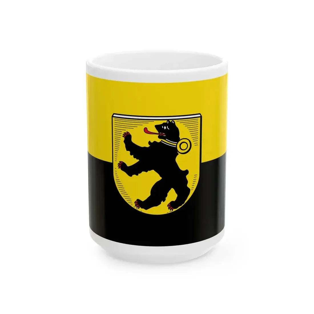 Flagge Dornum (Germany) White Coffee Mug 15oz - Go Mug Yourself