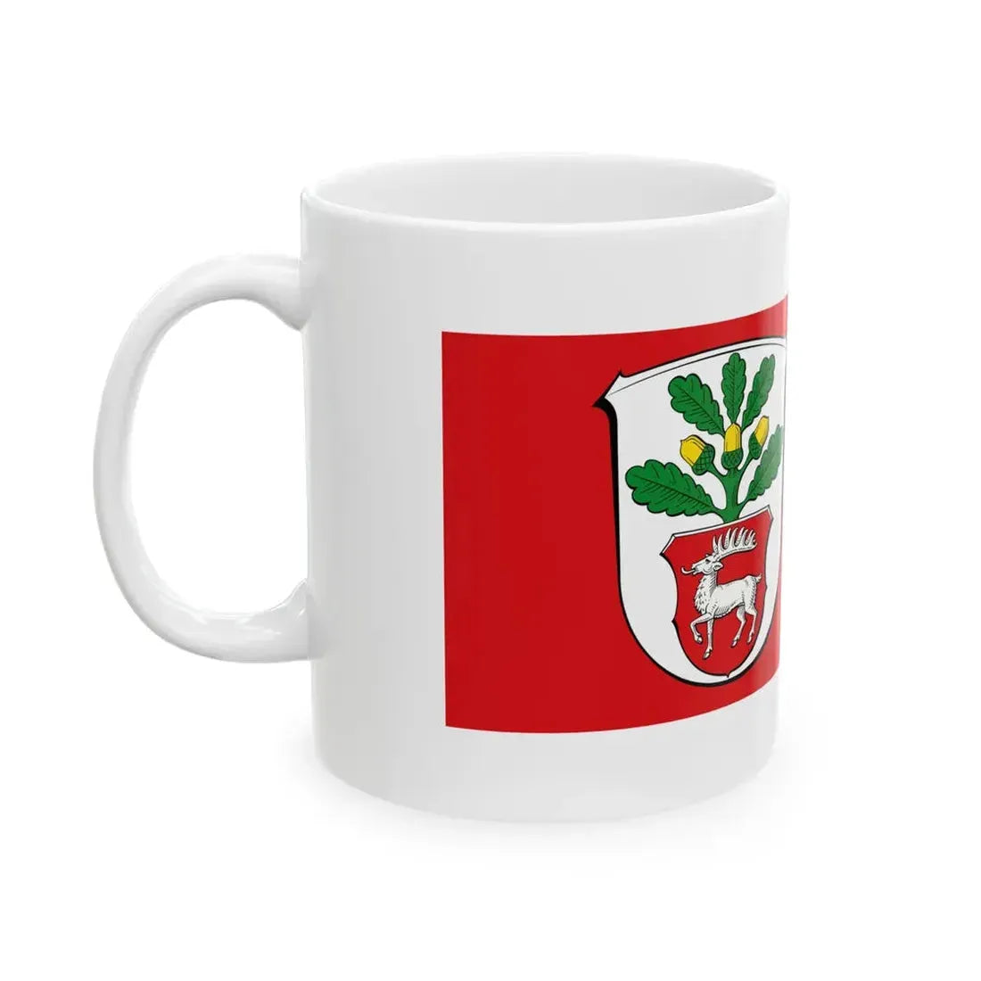 Flagge Dreieich (Germany) White Coffee Mug - Go Mug Yourself