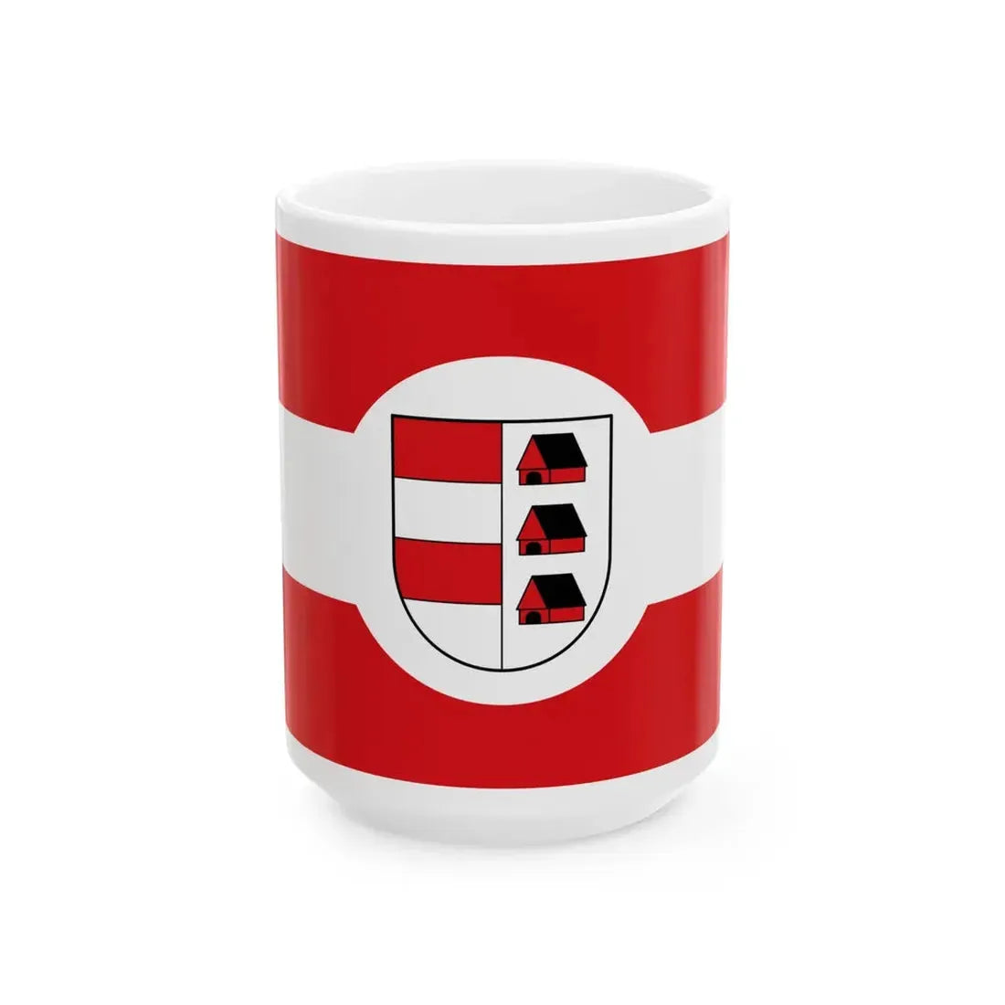 Flagge Drestedt (Germany) White Coffee Mug 15oz - Go Mug Yourself