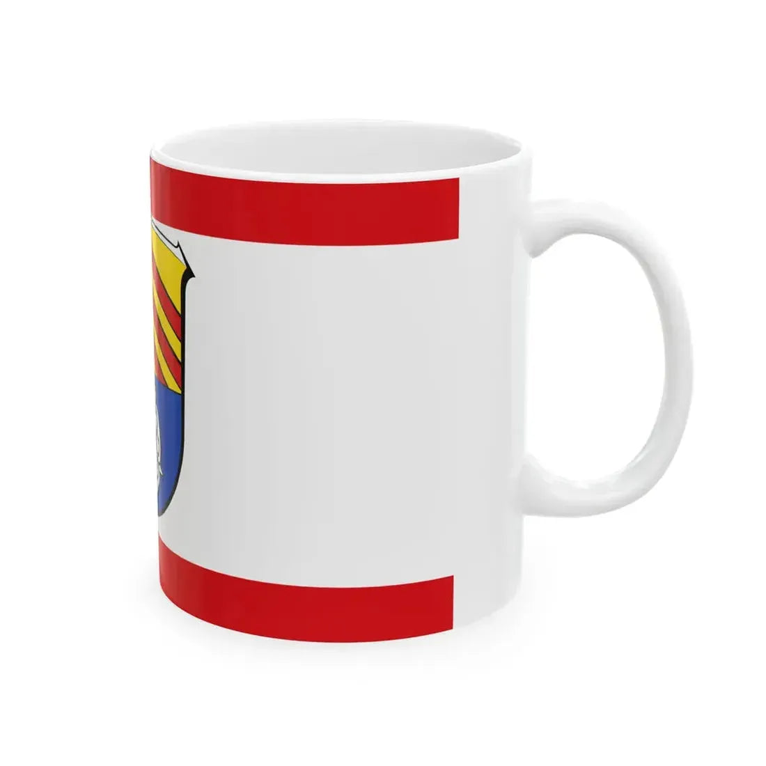 Flagge Dudenhofen Rodgau (Germany) White Coffee Mug - Go Mug Yourself