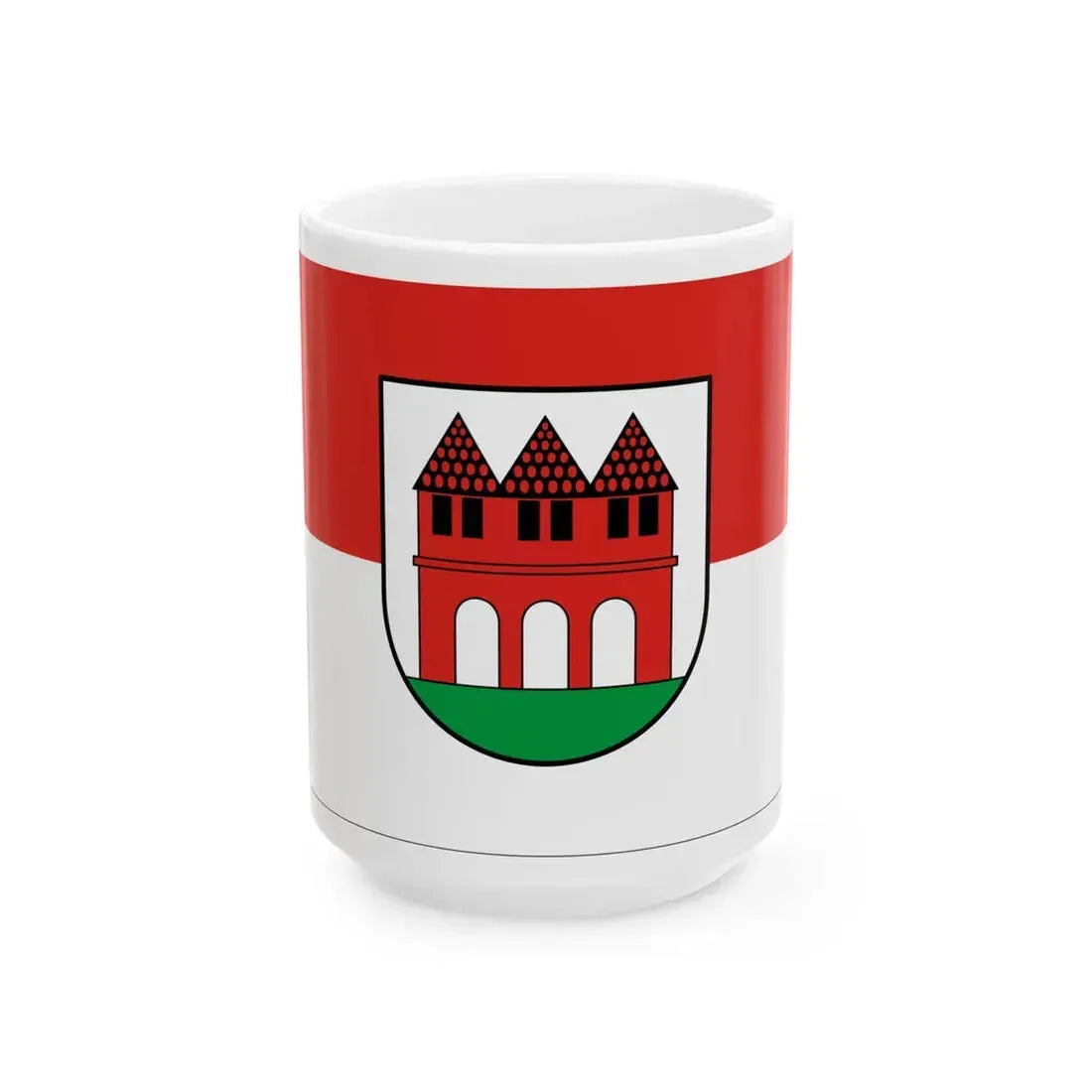 Flagge Durchhausen (Germany) White Coffee Mug 15oz - Go Mug Yourself