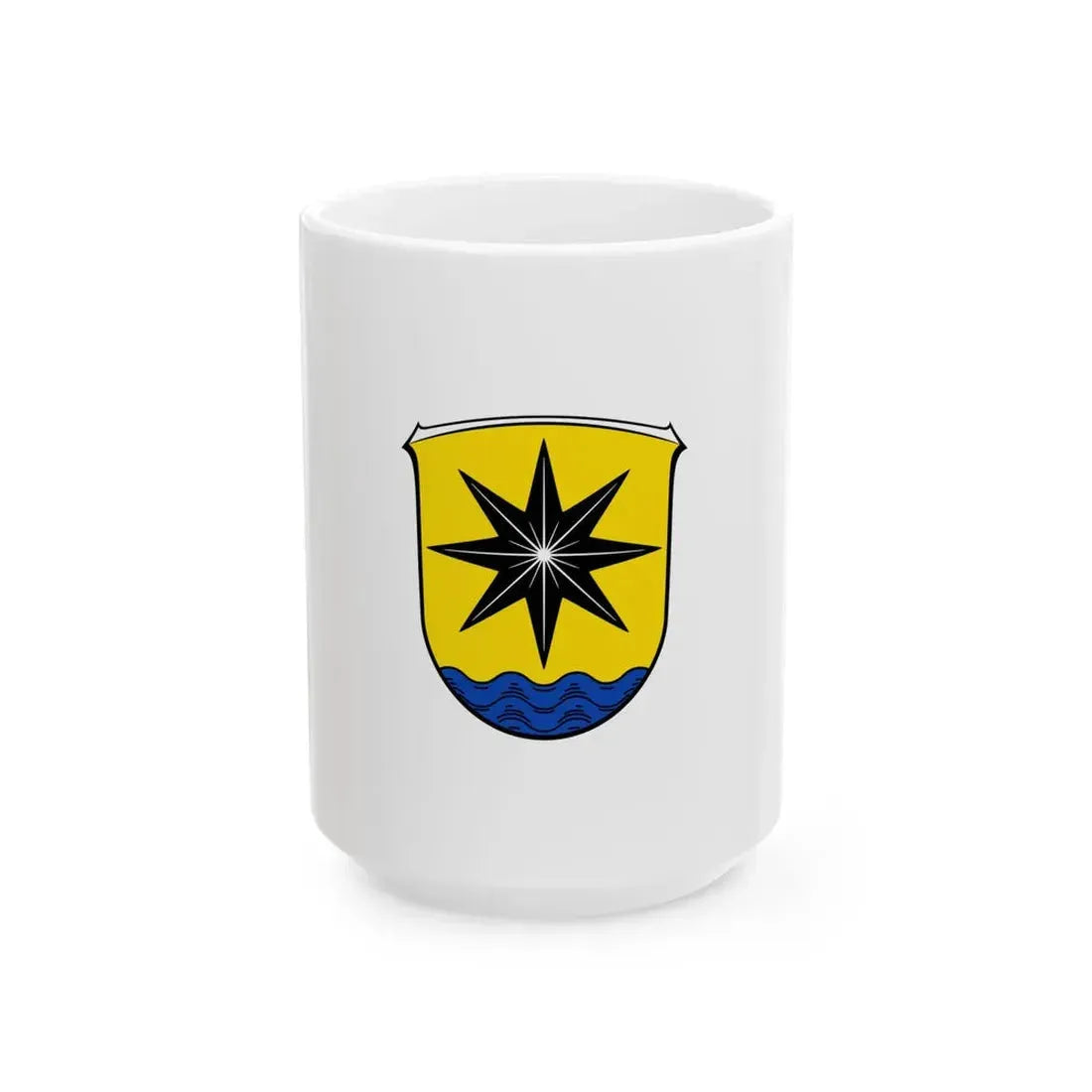 Flagge Edertal (Germany) White Coffee Mug 15oz - Go Mug Yourself