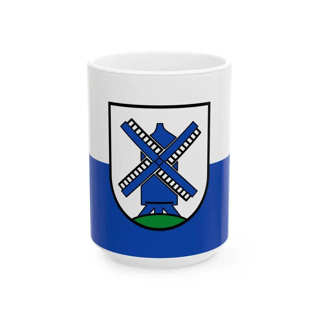 Flagge Edewecht (Germany) White Coffee Mug 15oz - Go Mug Yourself