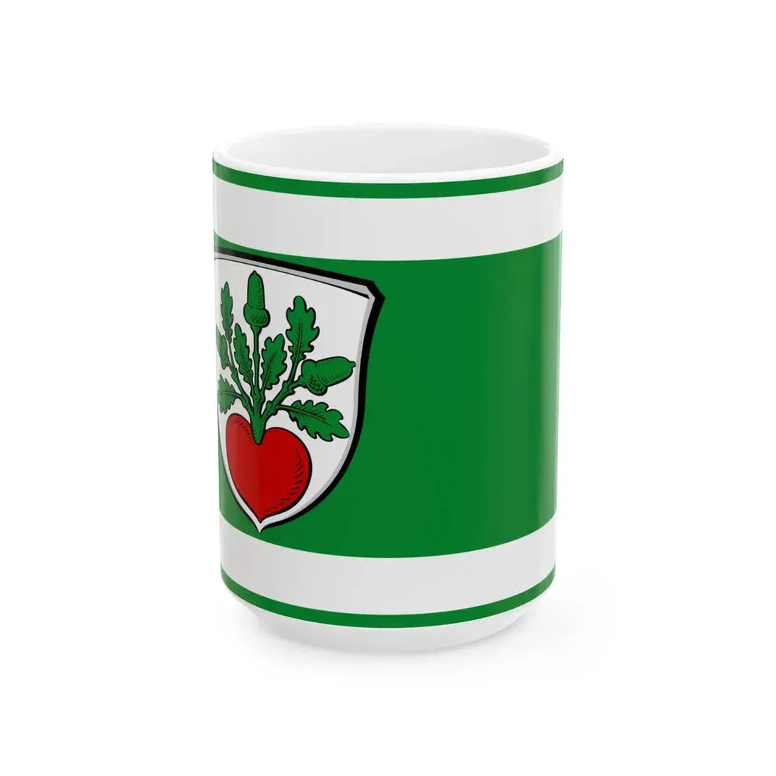 Flagge Egelsbach (Germany) White Coffee Mug 15oz - Go Mug Yourself