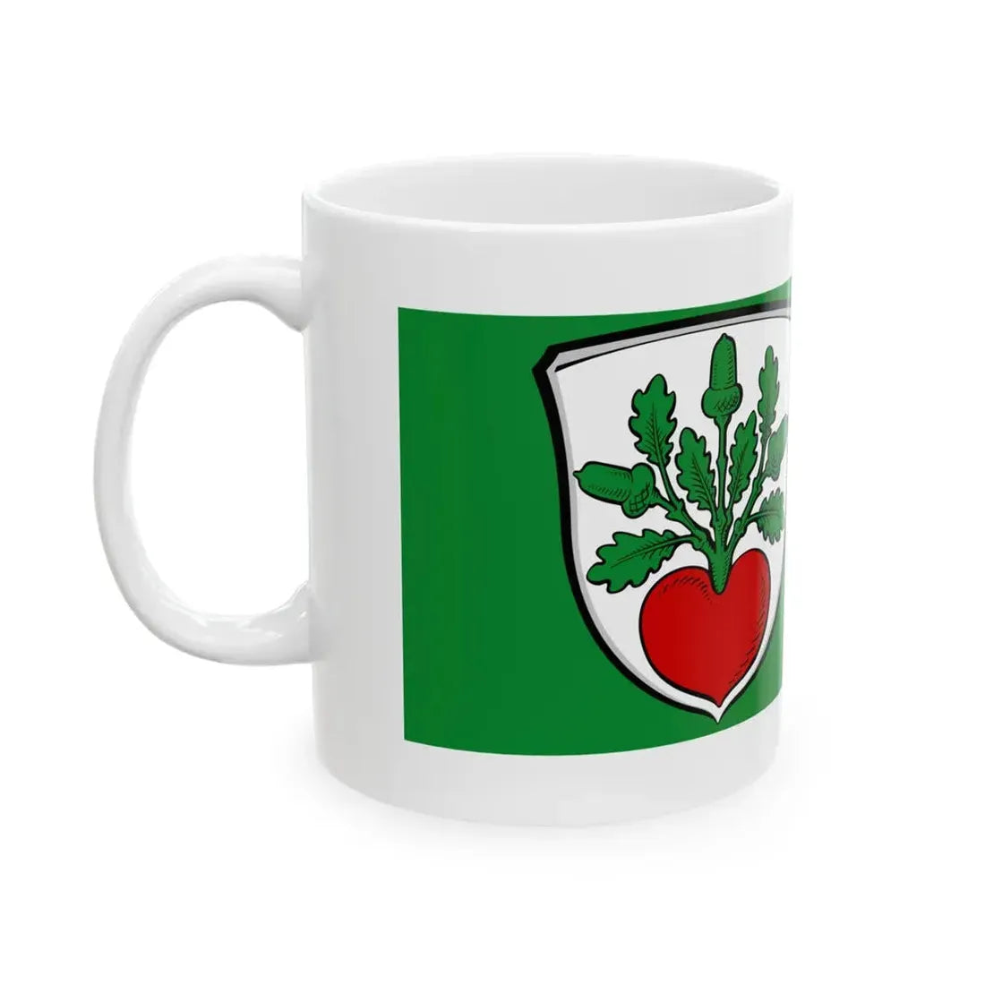Flagge Egelsbach (Germany) White Coffee Mug - Go Mug Yourself