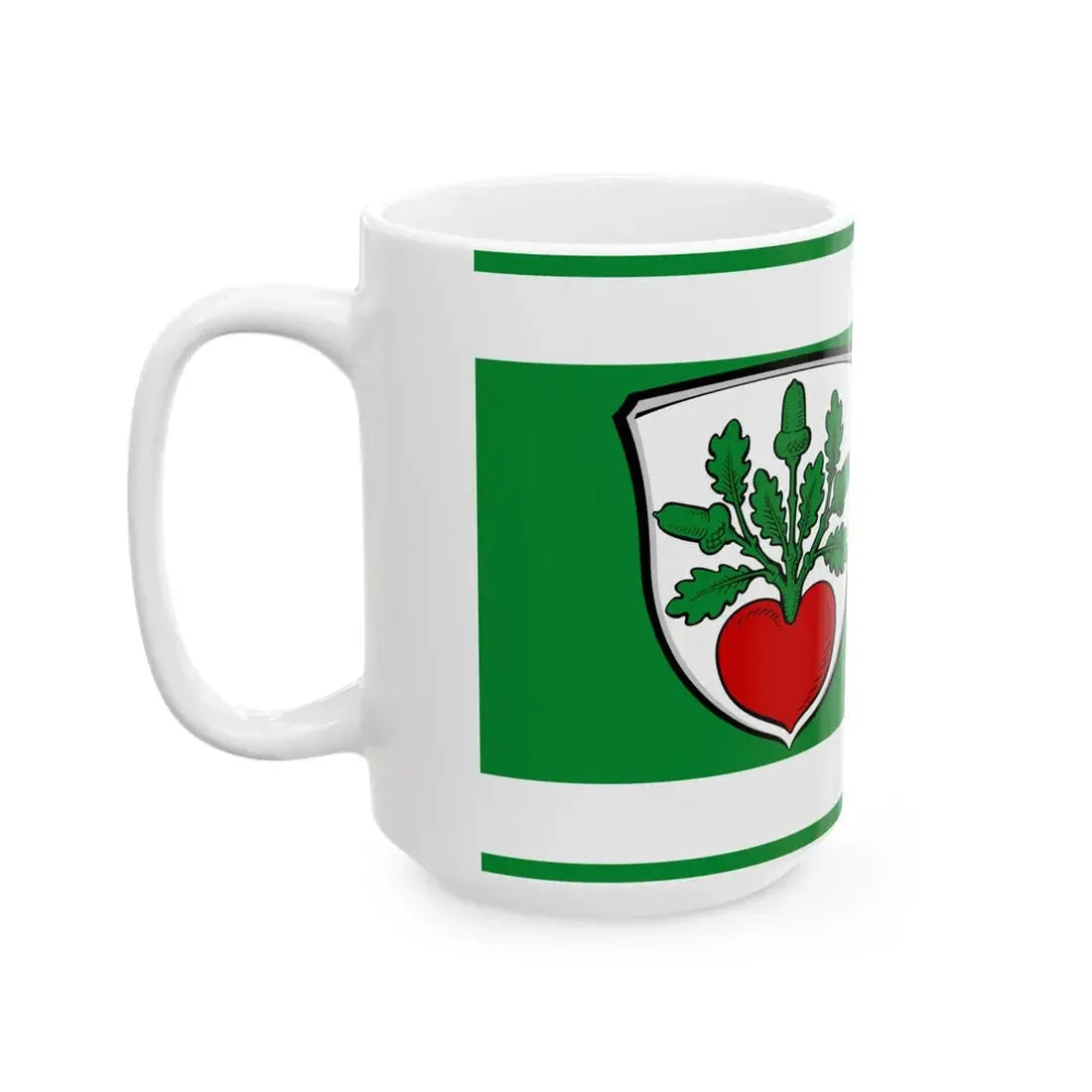 Flagge Egelsbach (Germany) White Coffee Mug - Go Mug Yourself