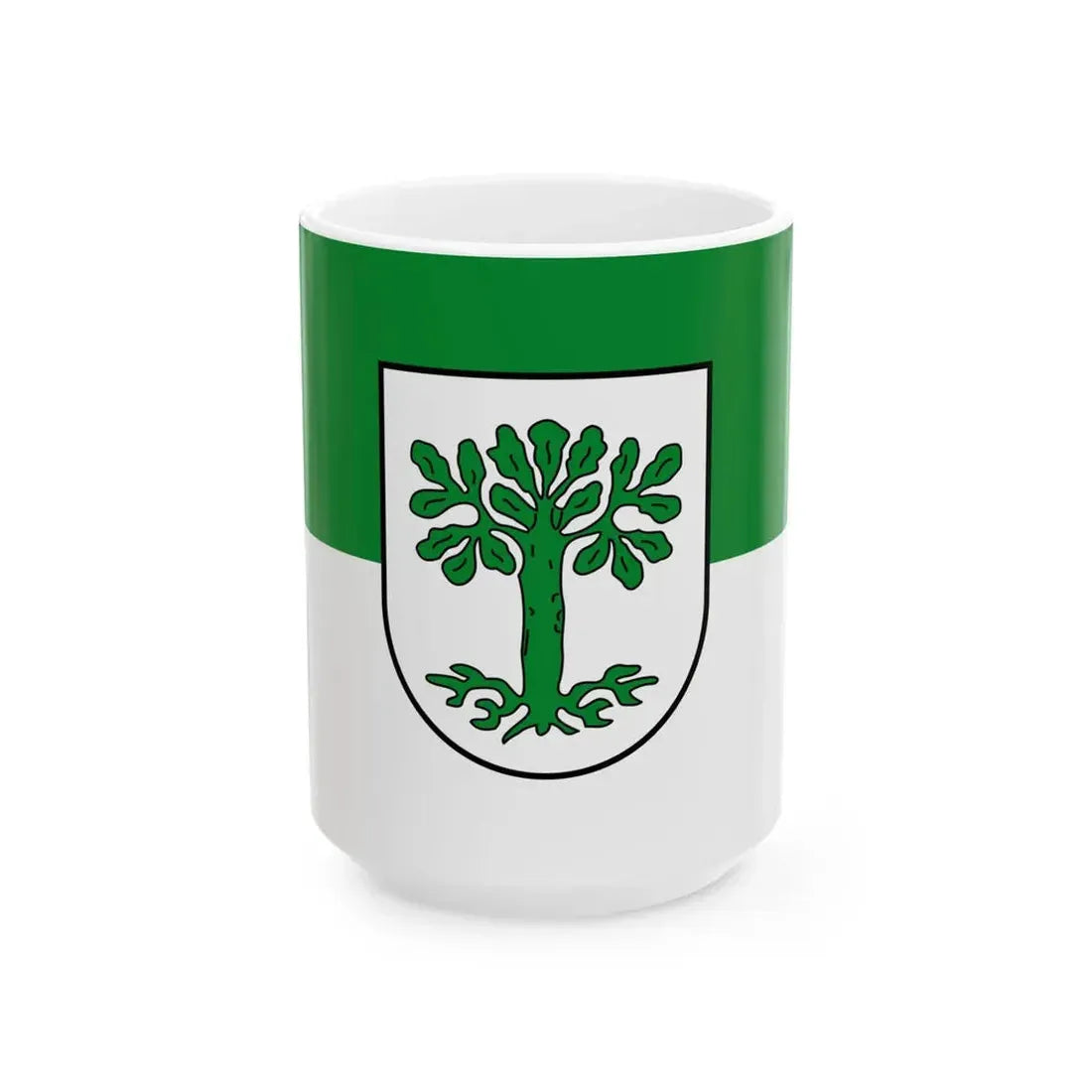 Flagge Eisdorf Harz (Germany) White Coffee Mug 15oz - Go Mug Yourself