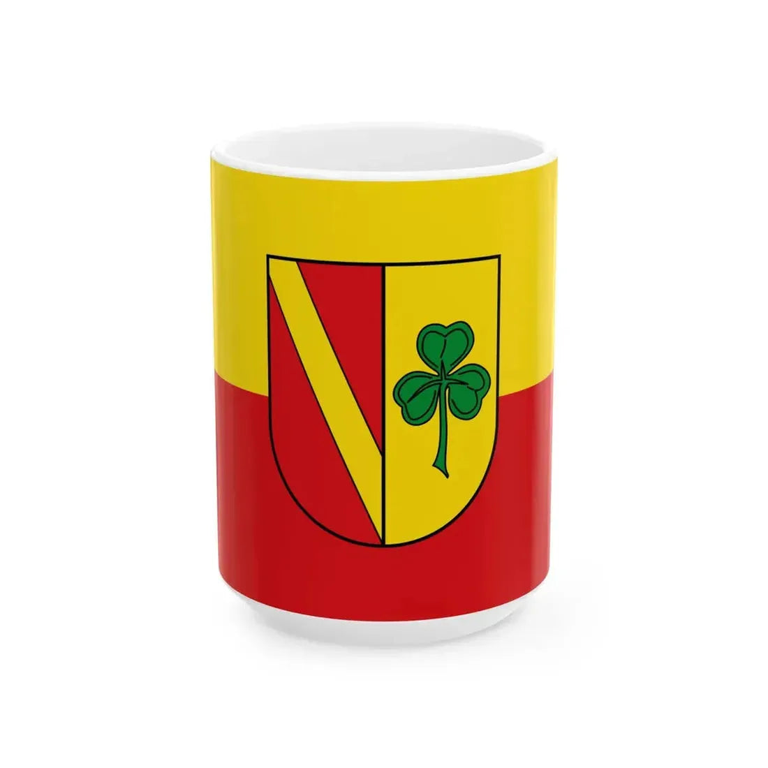Flagge Elbingerode am Harz (Germany) White Coffee Mug 15oz - Go Mug Yourself