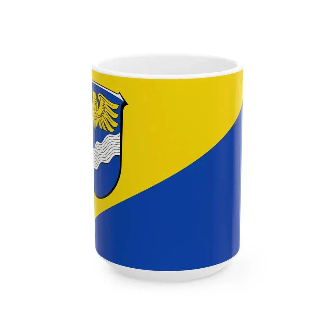 Flagge Engelbach (Germany) White Coffee Mug 15oz - Go Mug Yourself