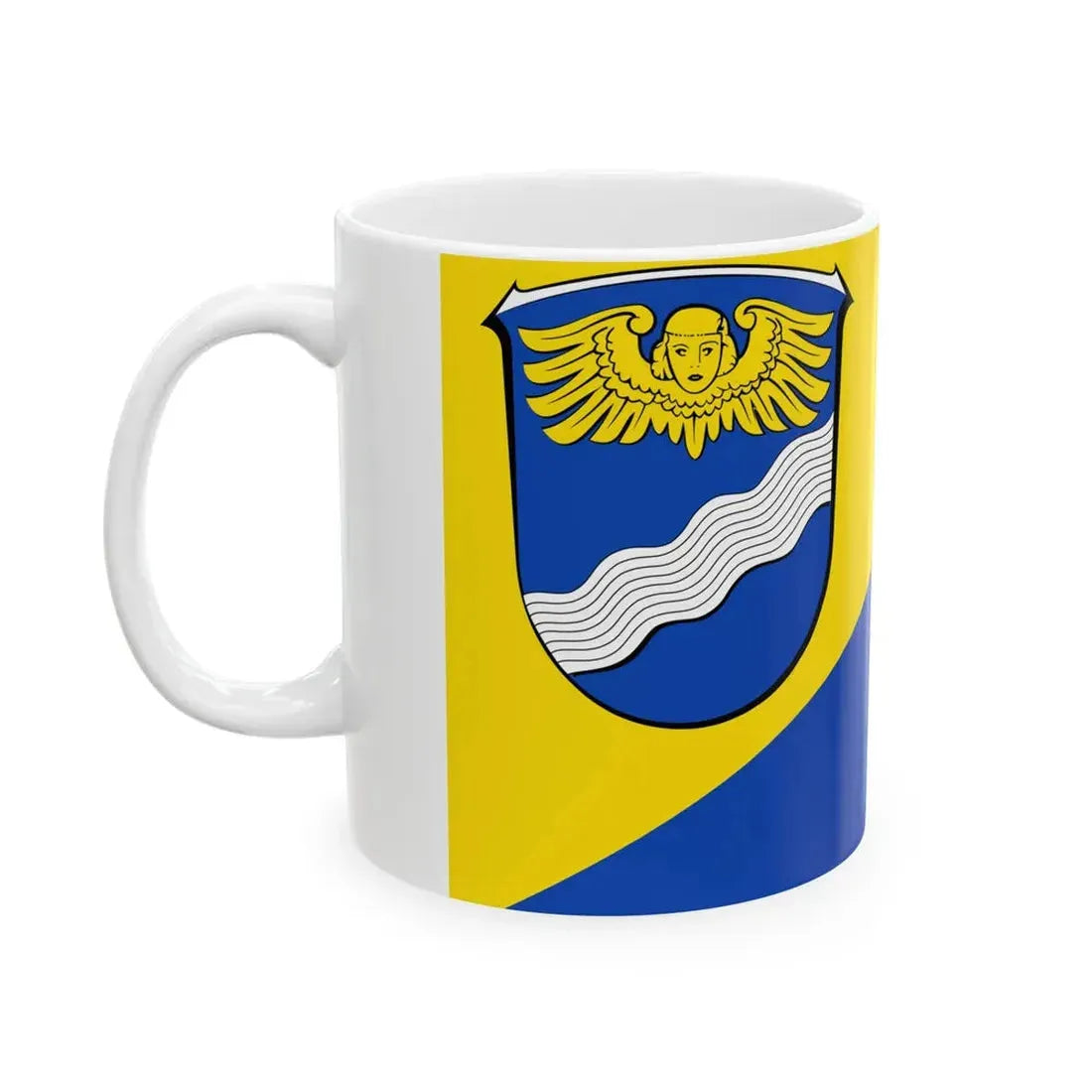 Flagge Engelbach (Germany) White Coffee Mug - Go Mug Yourself