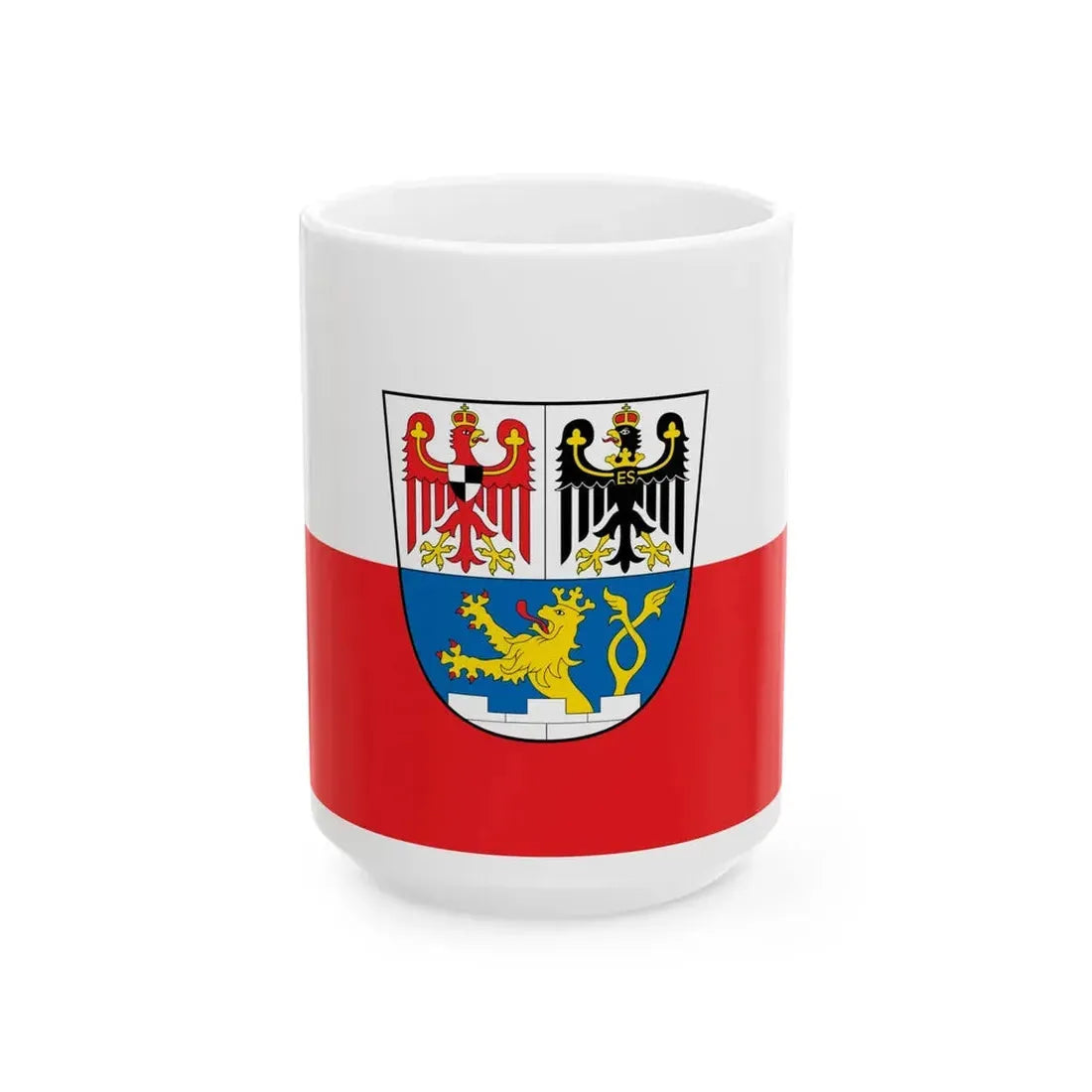 Flagge Erlangen (Germany) White Coffee Mug 15oz - Go Mug Yourself