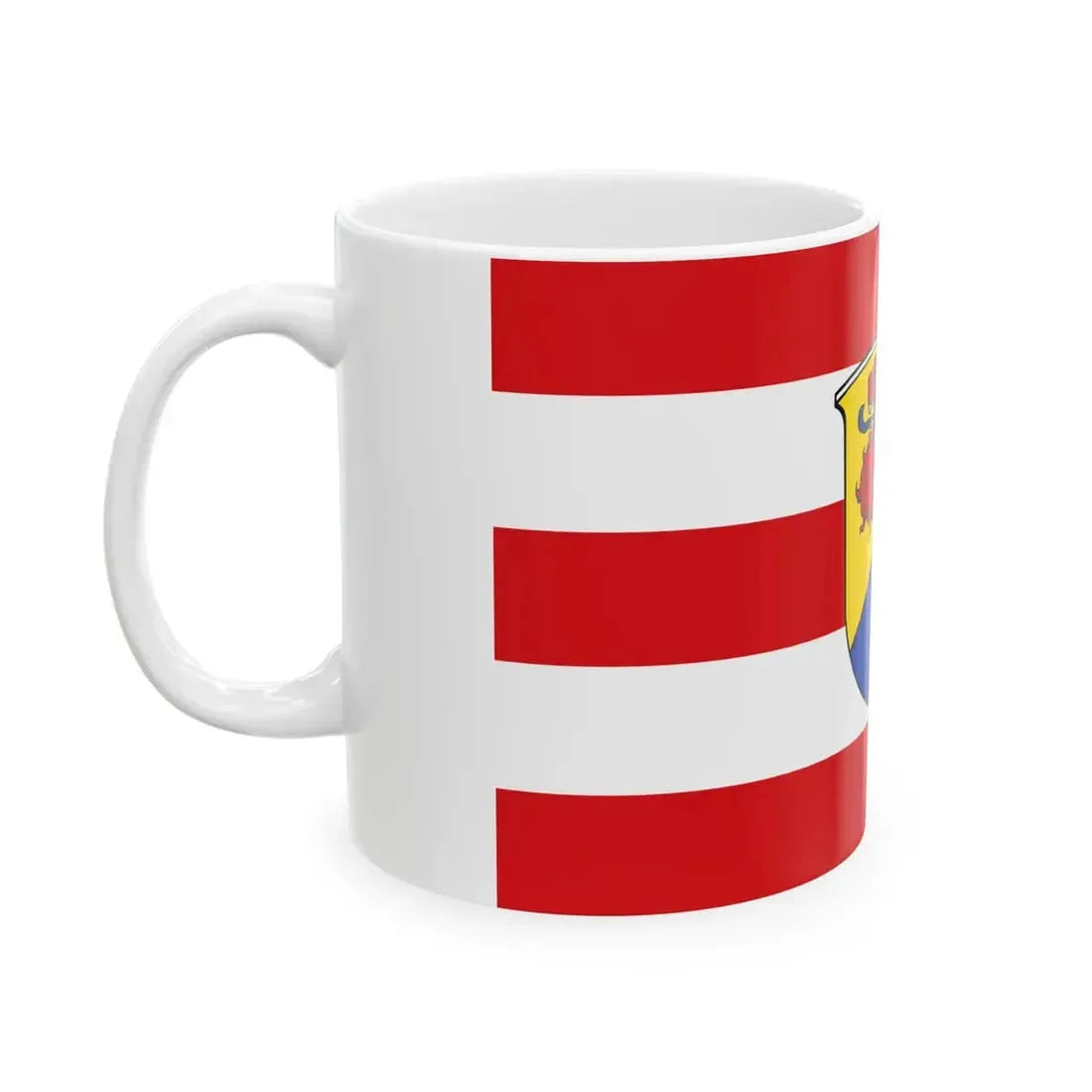 Flagge Ernsthofen Modautal (Germany) White Coffee Mug - Go Mug Yourself