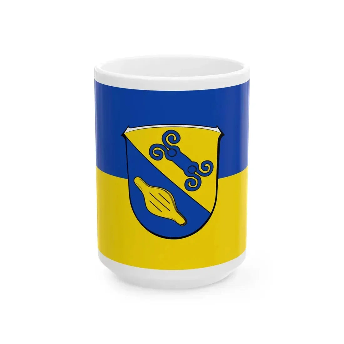 Flagge Eschenburg (Germany) White Coffee Mug 15oz - Go Mug Yourself