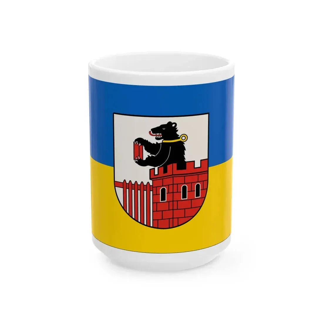 Flagge Esens (Germany) White Coffee Mug 15oz - Go Mug Yourself