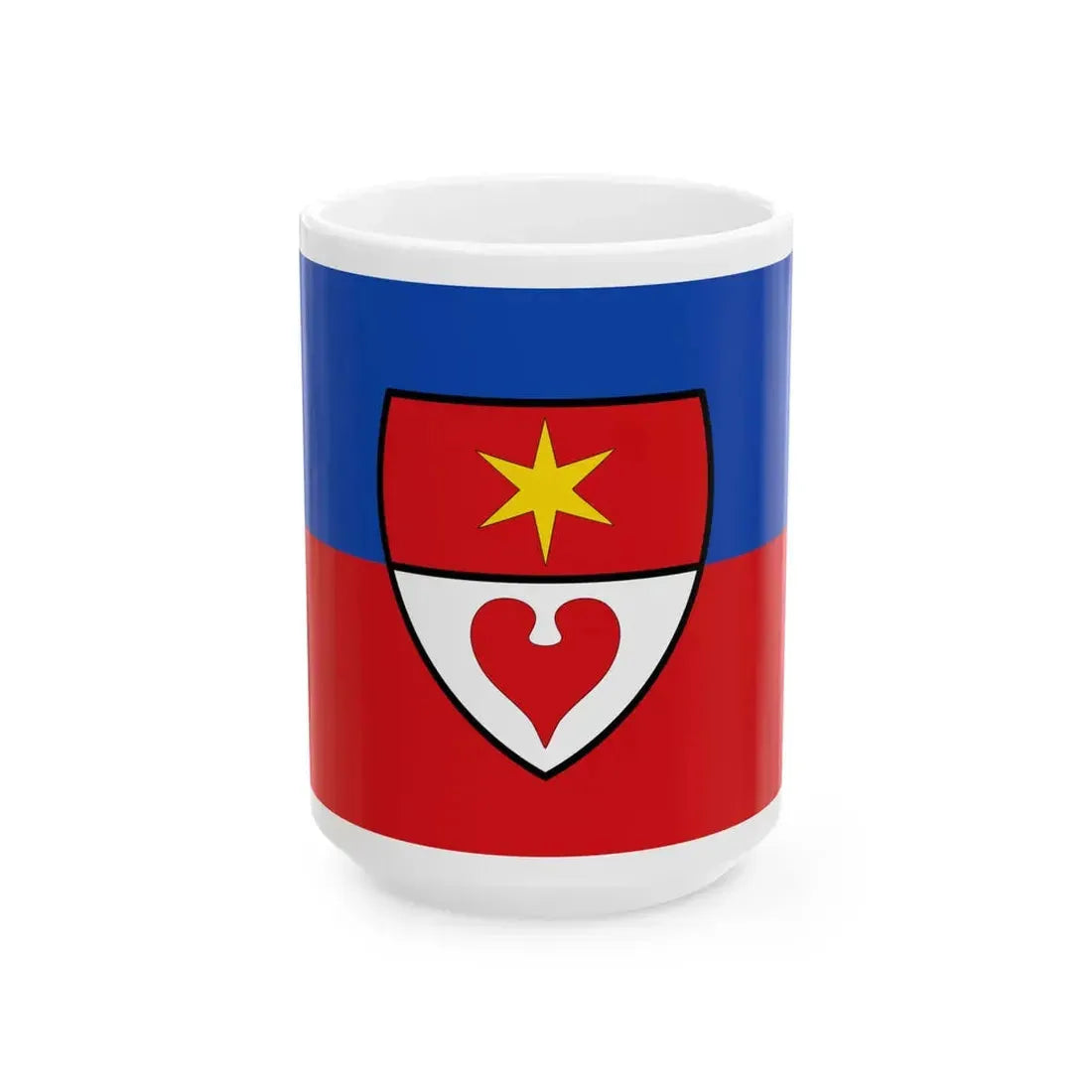 Flagge Essen Oldb (Germany) White Coffee Mug 15oz - Go Mug Yourself