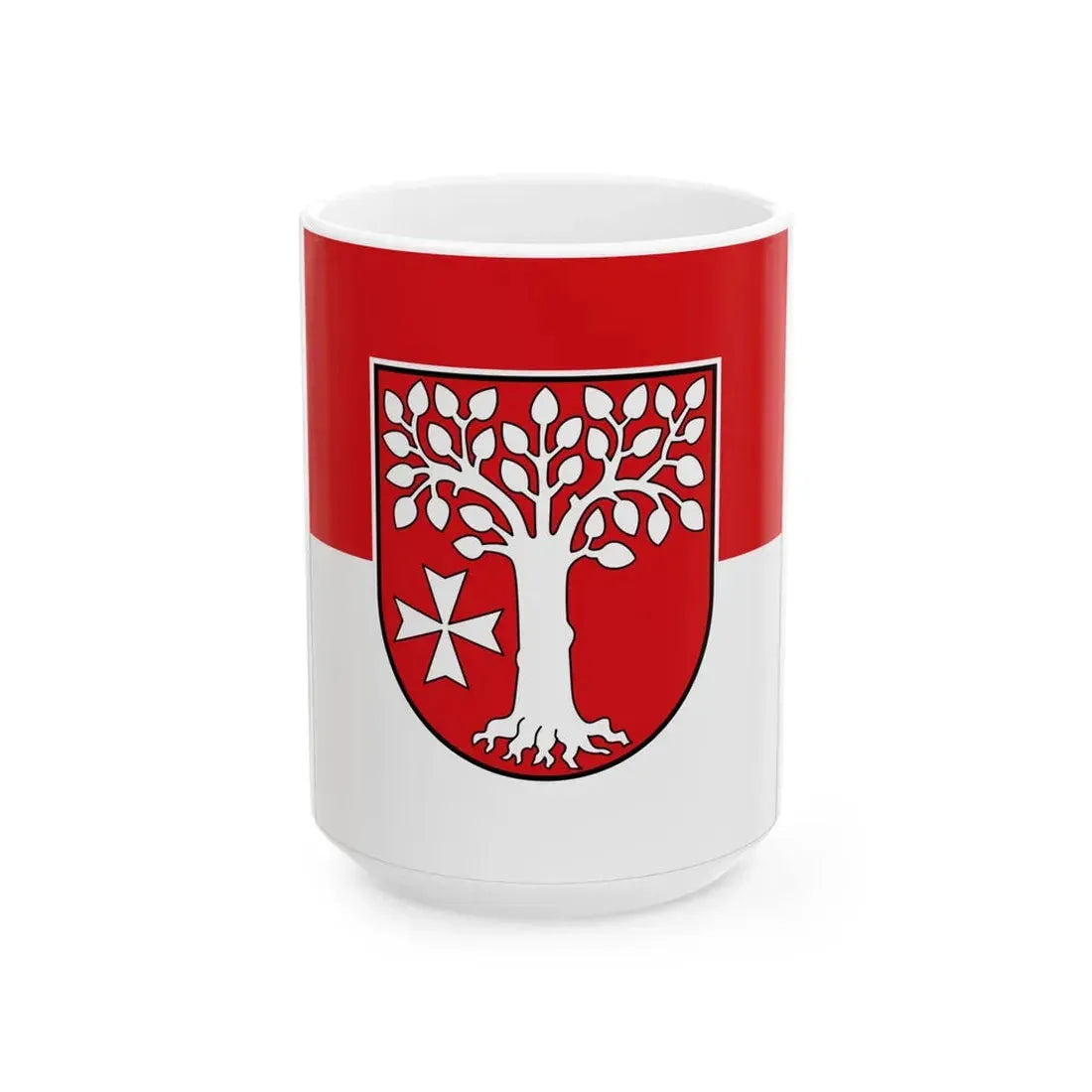 Flagge Esterwegen (Germany) White Coffee Mug 15oz - Go Mug Yourself