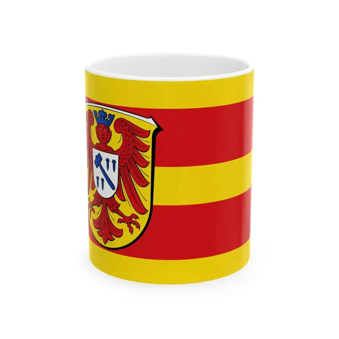 Flagge Feldatal (Germany) White Coffee Mug 11oz - Go Mug Yourself