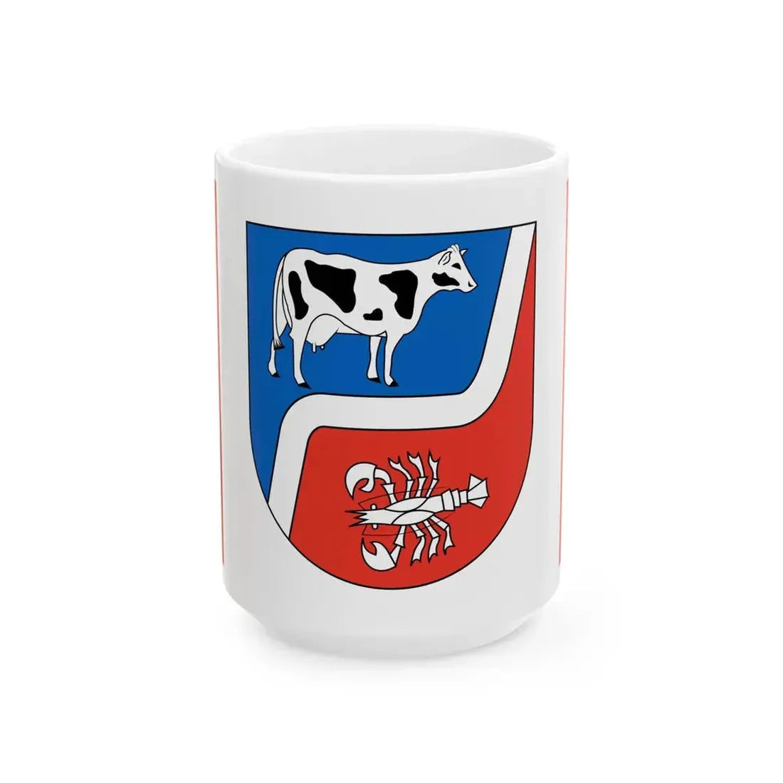 Flagge Fitzen (Germany) White Coffee Mug 15oz - Go Mug Yourself