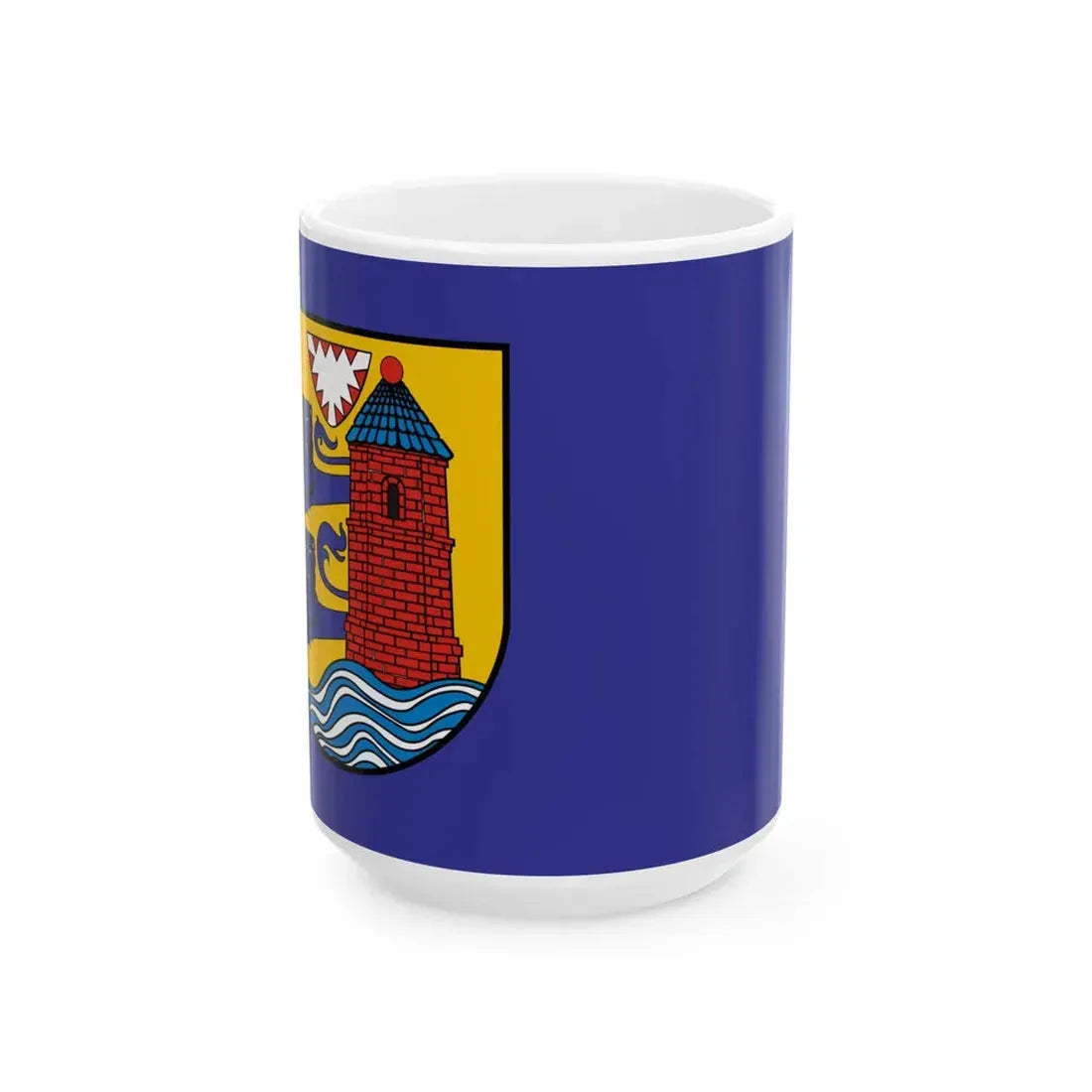 Flagge Flensburg (Germany) White Coffee Mug 15oz - Go Mug Yourself