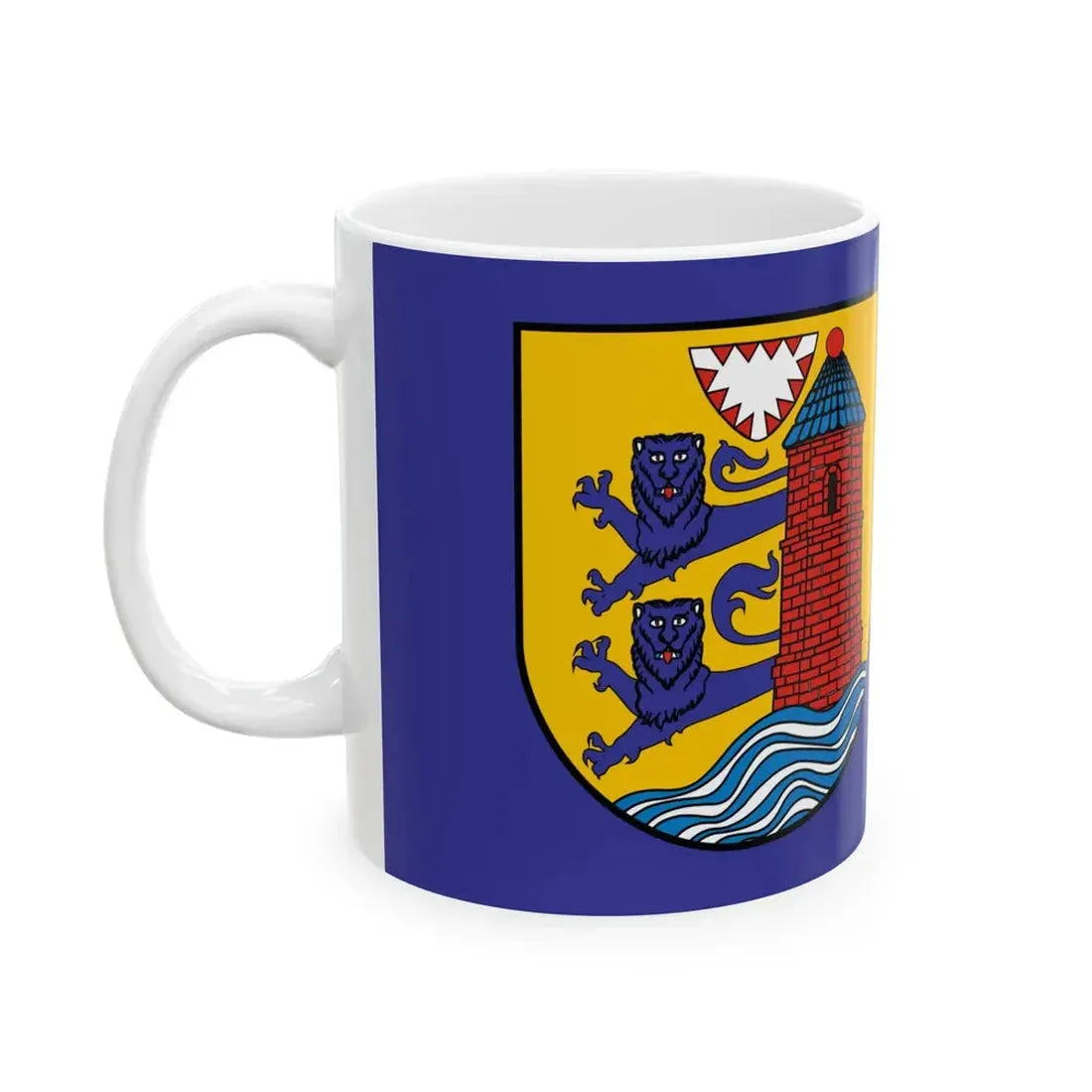 Flagge Flensburg (Germany) White Coffee Mug - Go Mug Yourself