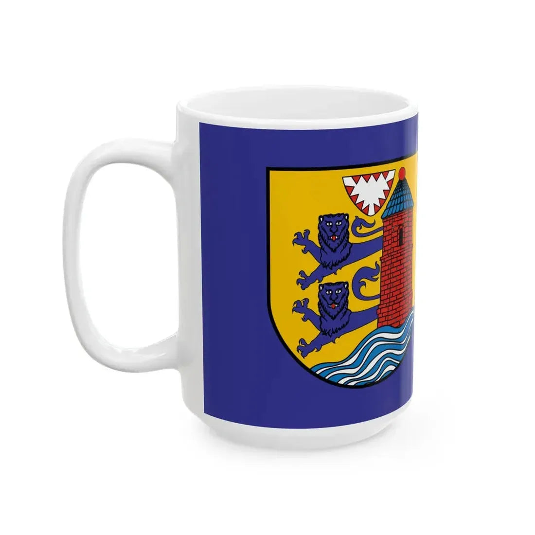 Flagge Flensburg (Germany) White Coffee Mug - Go Mug Yourself