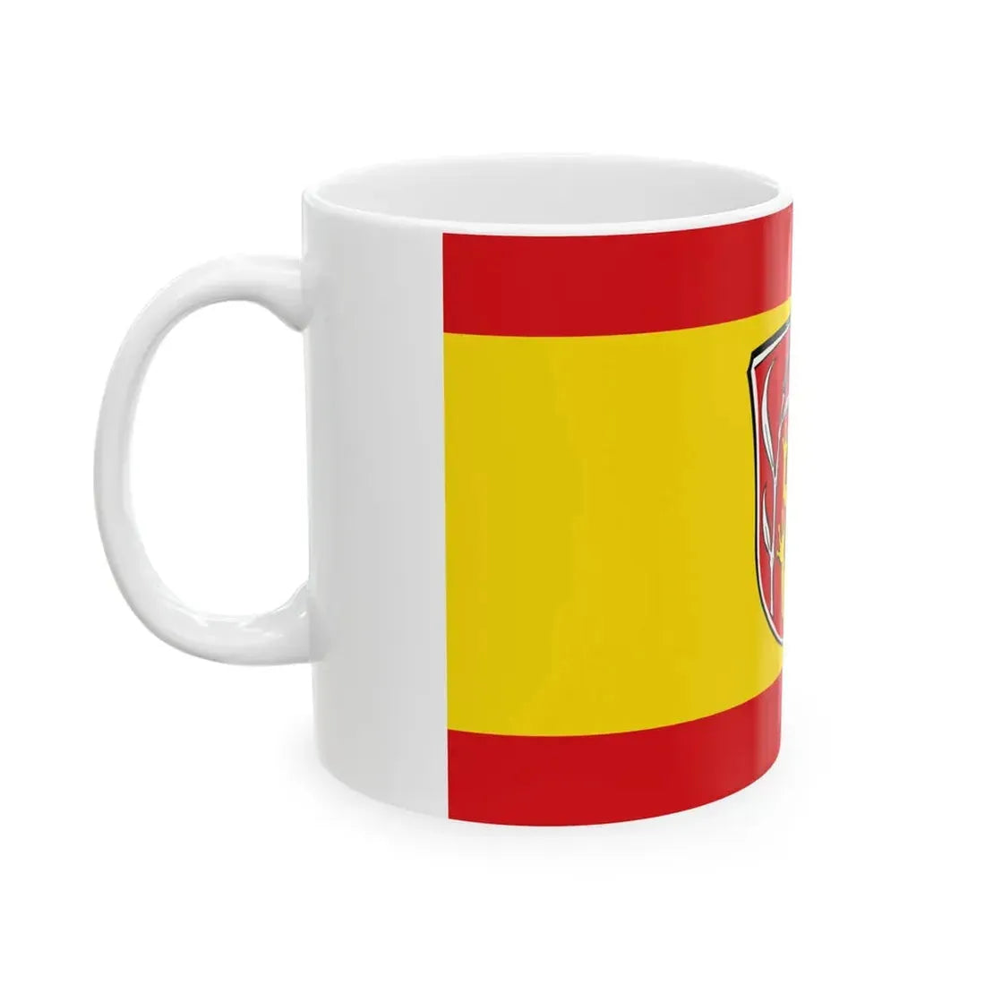 Flagge Froschhausen (Germany) White Coffee Mug - Go Mug Yourself