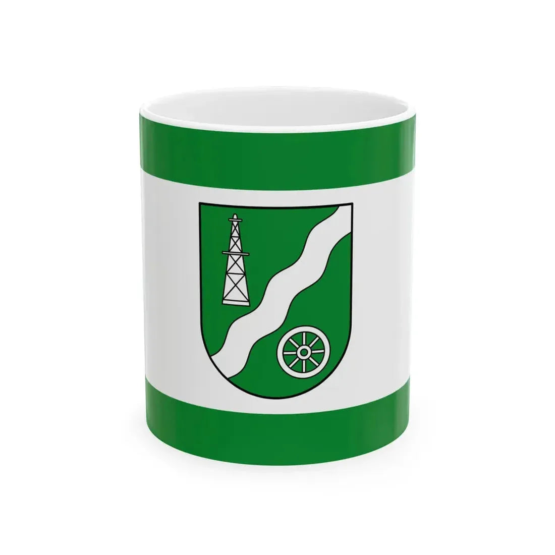Flagge Geeste (Germany) White Coffee Mug 11oz - Go Mug Yourself