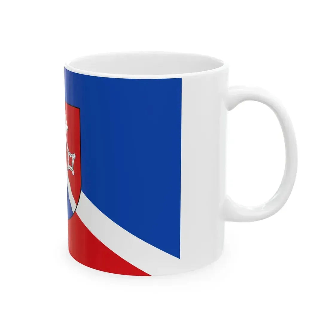 Flagge Geestland (Germany) White Coffee Mug - Go Mug Yourself